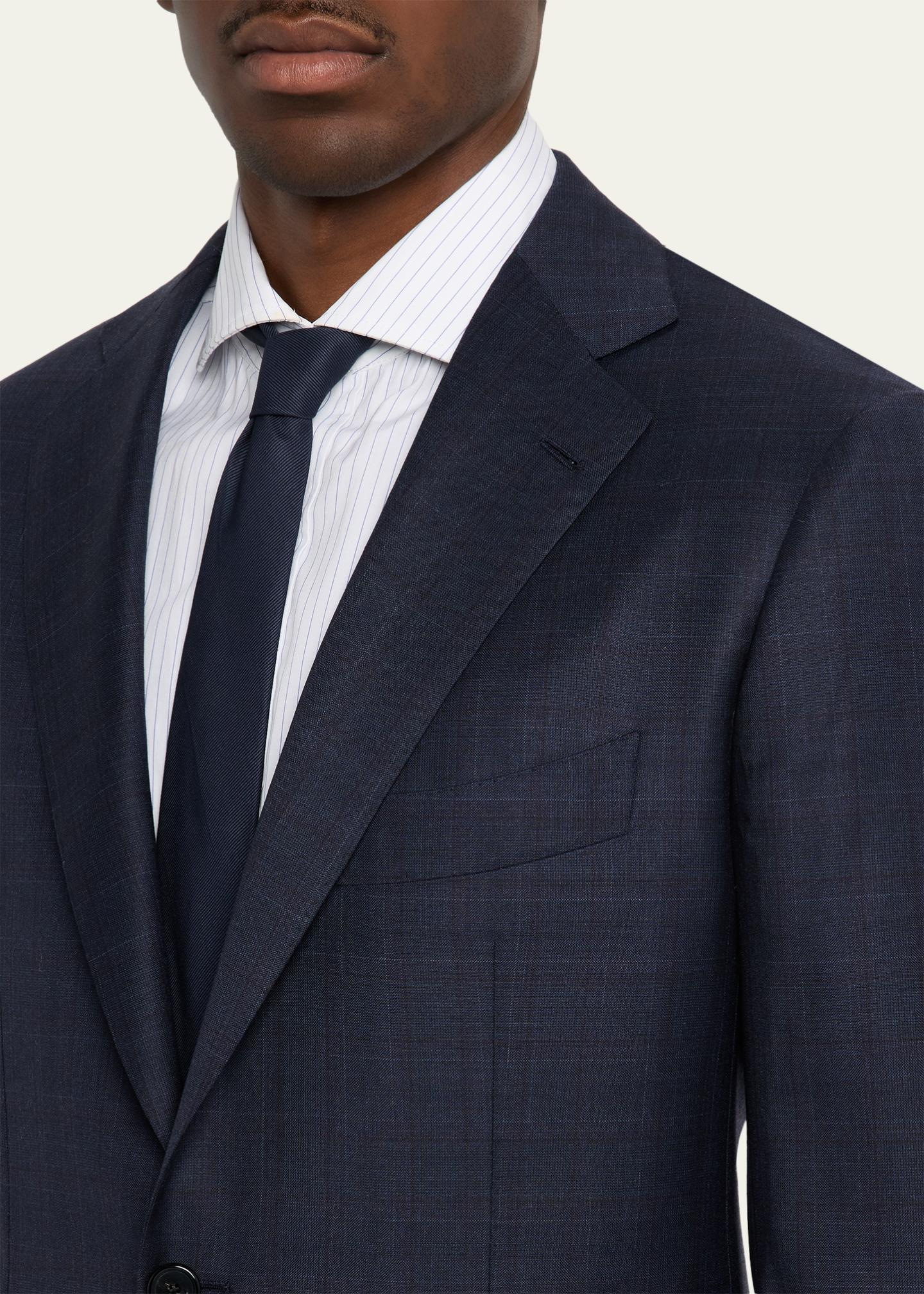 Cesare Attolini Men's Wool Chevron 130 Two-Piece Suit - Bergdorf