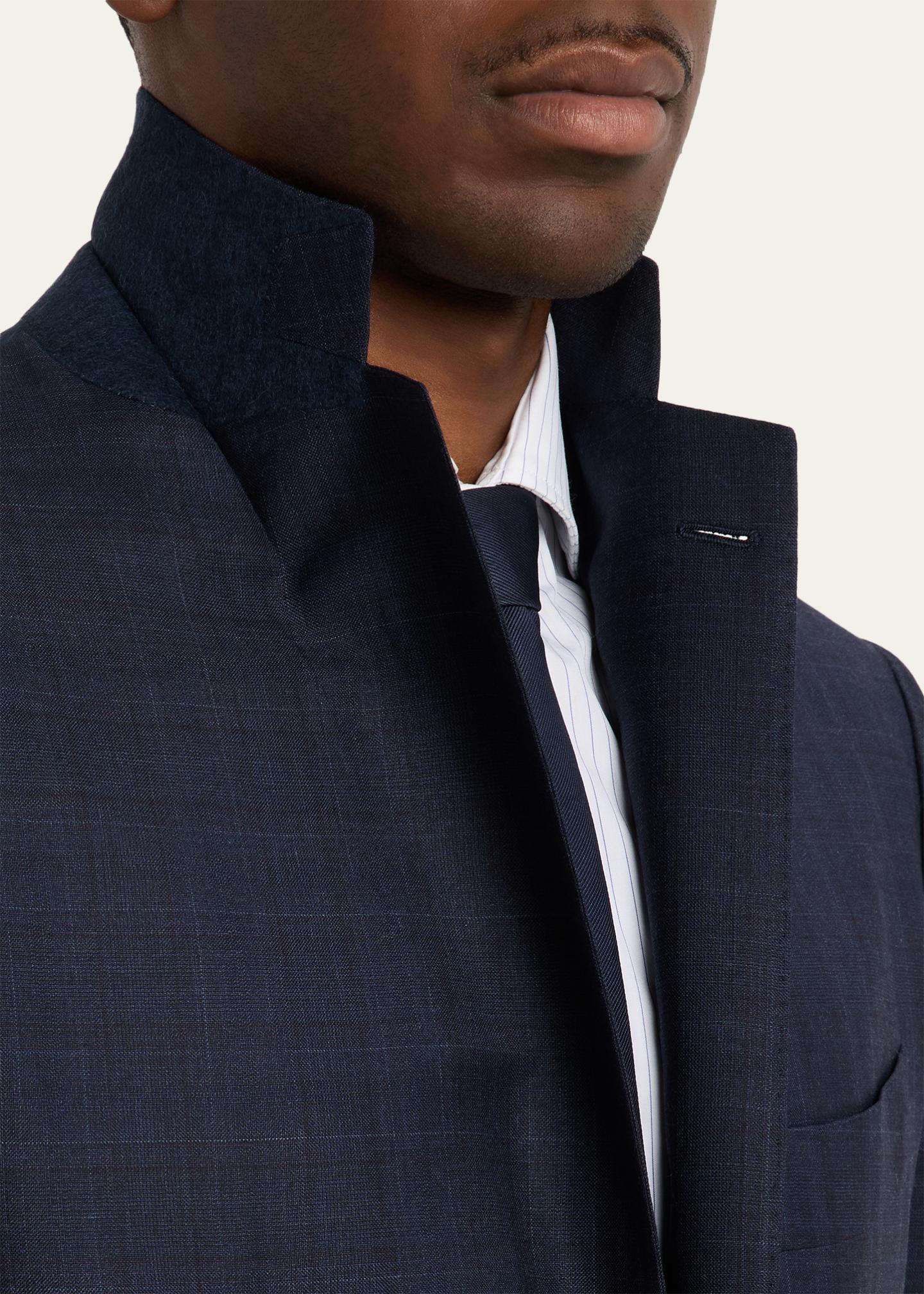 Cesare Attolini Men's Wool Chevron 130 Two-Piece Suit - Bergdorf