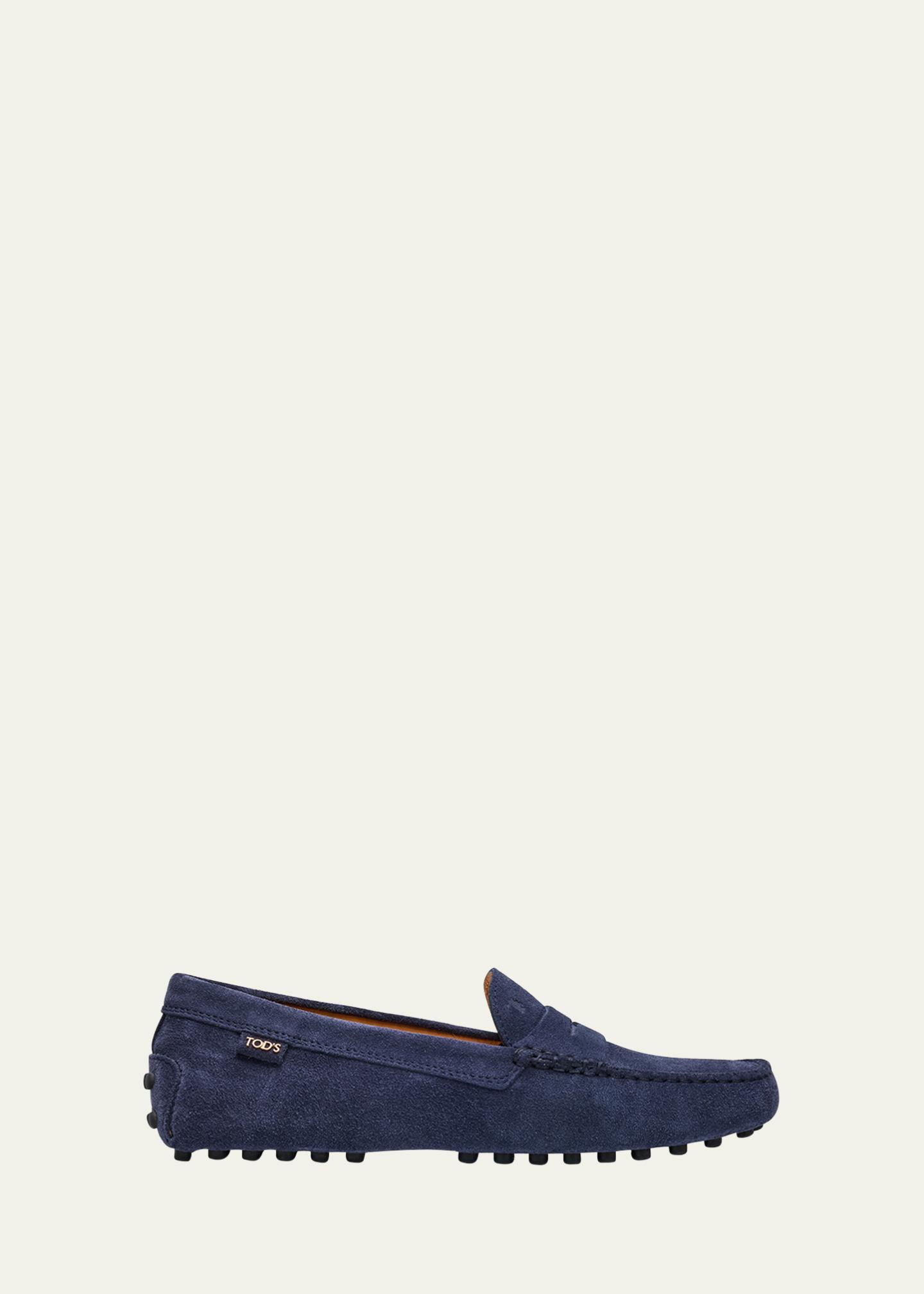 Tod's Gommino Suede Mocassin Drivers - Bergdorf Goodman