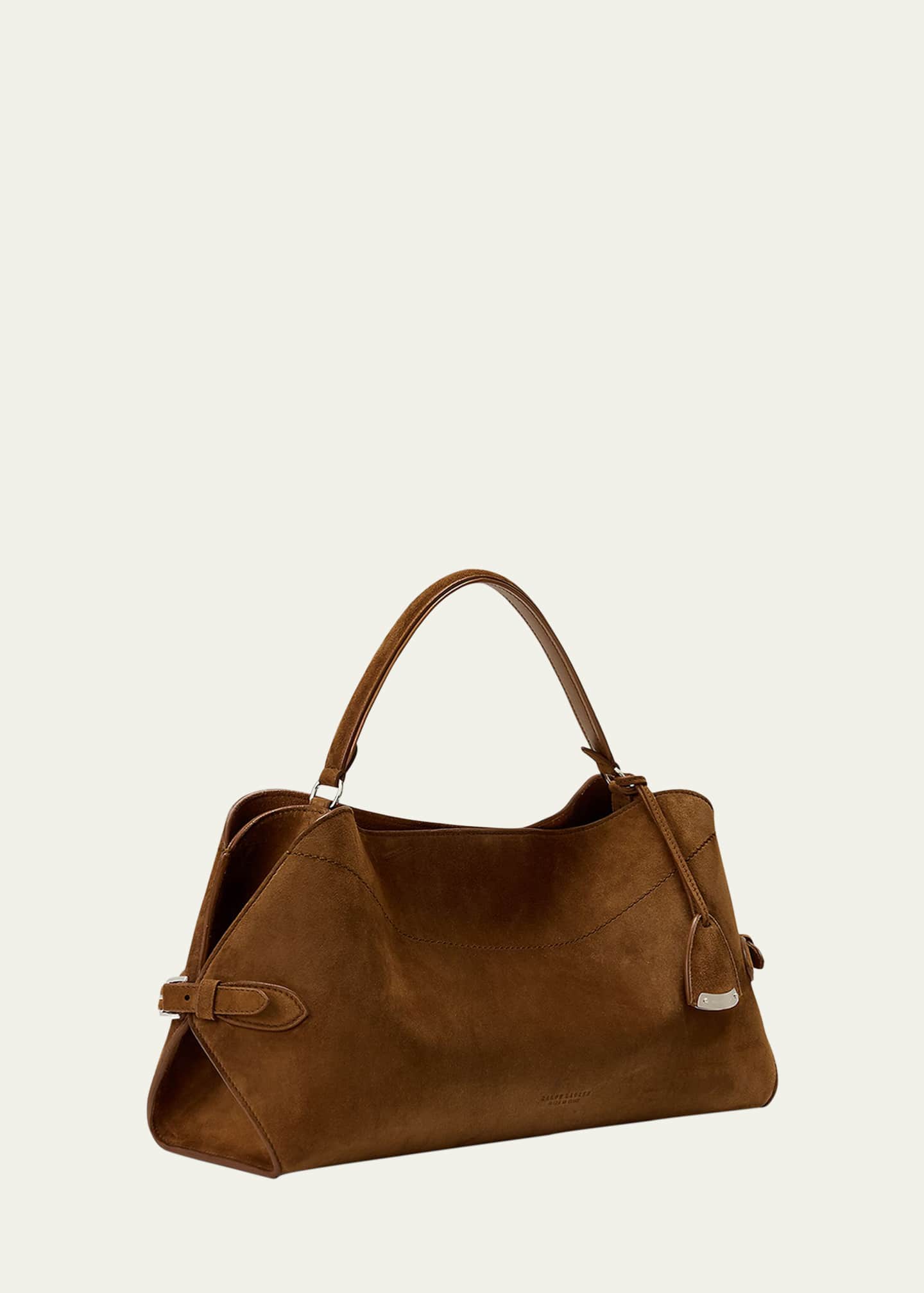 The Ralph Calf-Suede Shoulder Bag
