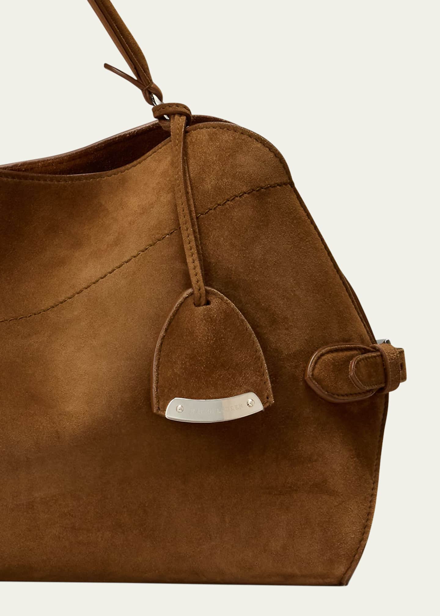 Ralph Lauren The Ralph Calf-Suede Shoulder Bag - Bergdorf