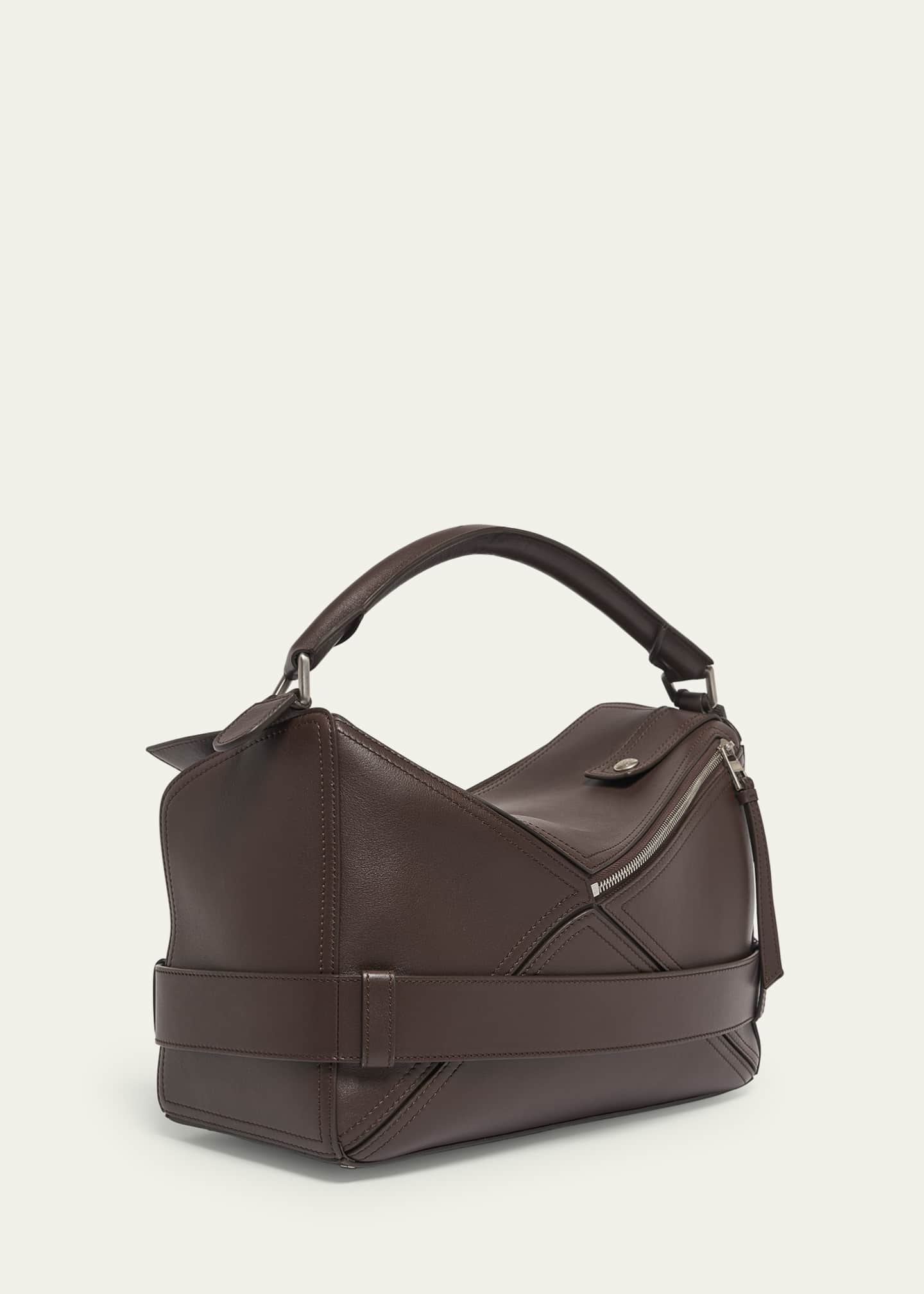 Loewe Men's Large Leather Biker Puzzle Shoulder Bag - Bergdorf Goodman