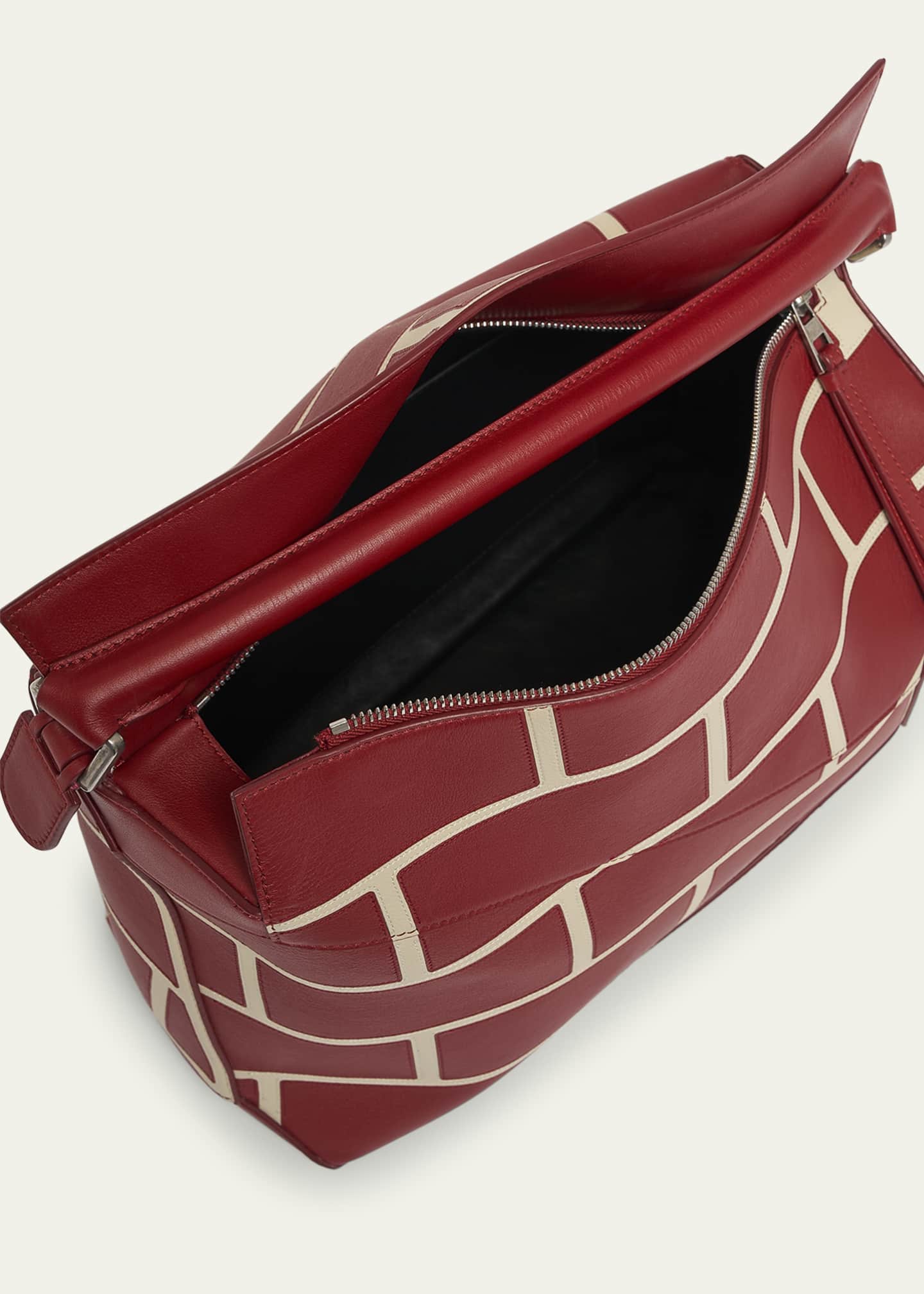 Loewe Men's Large Brick Leather Puzzle Edge Shoulder Bag
