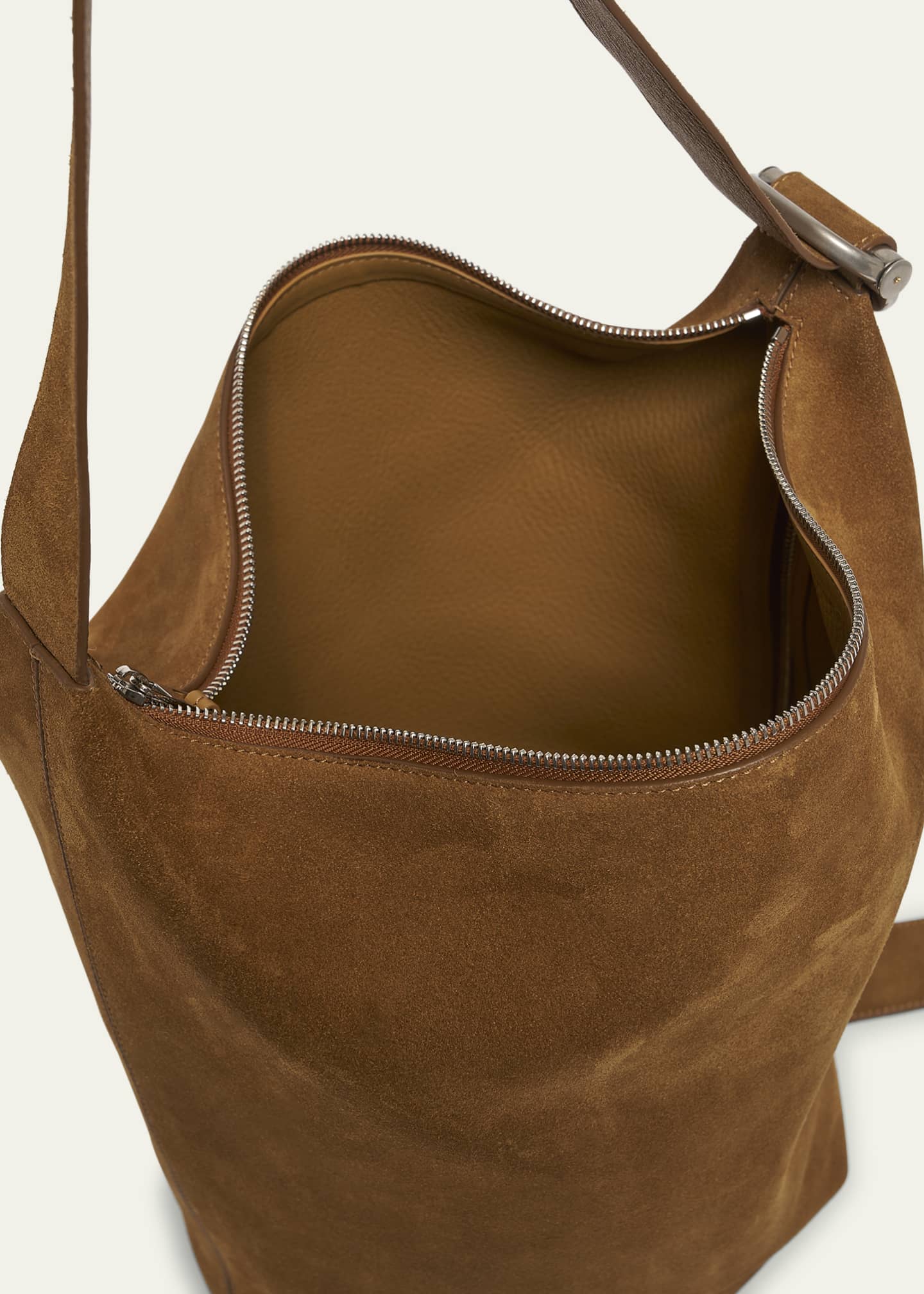 Men's Loop Medium Suede Bucket Bag