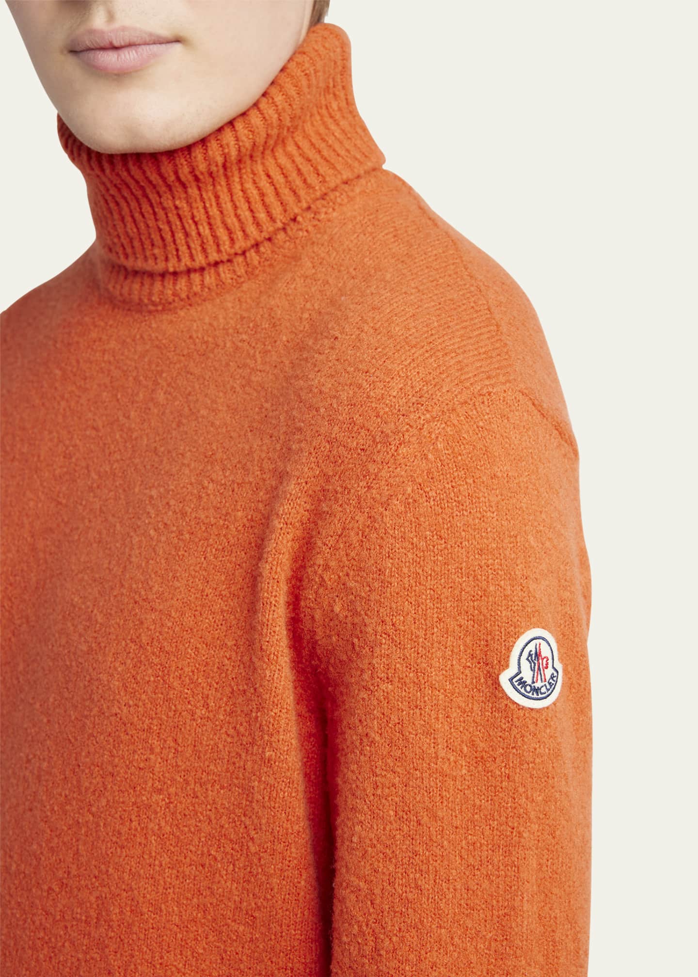 MONCLER タートルネックセーター17/18AW 参考価格89,000円 MONCLER (モンクレール) カシミヤ混 ケーブル タートルネック ニット