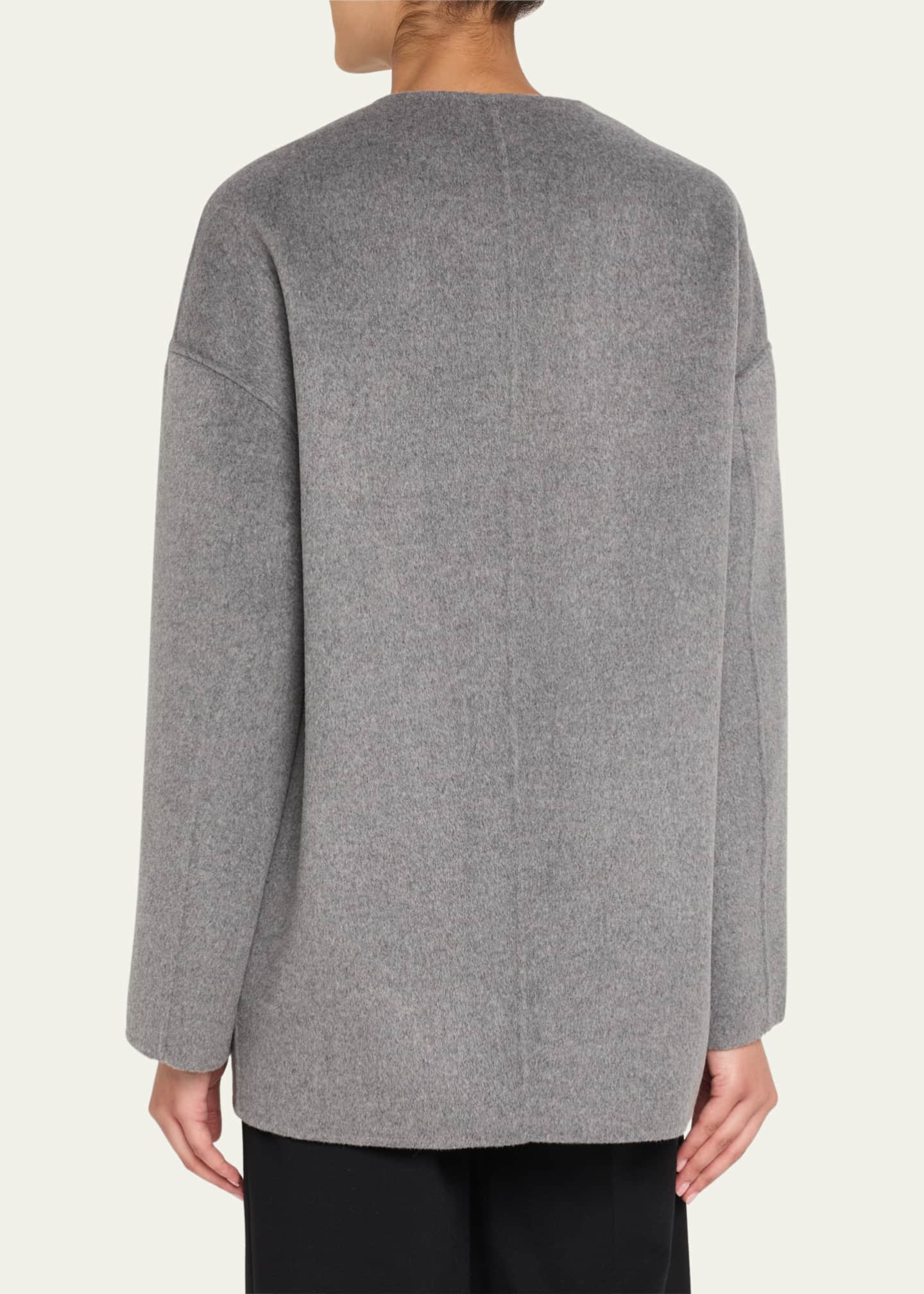 Dunne Single-Breasted Wool-Cashmere Coat