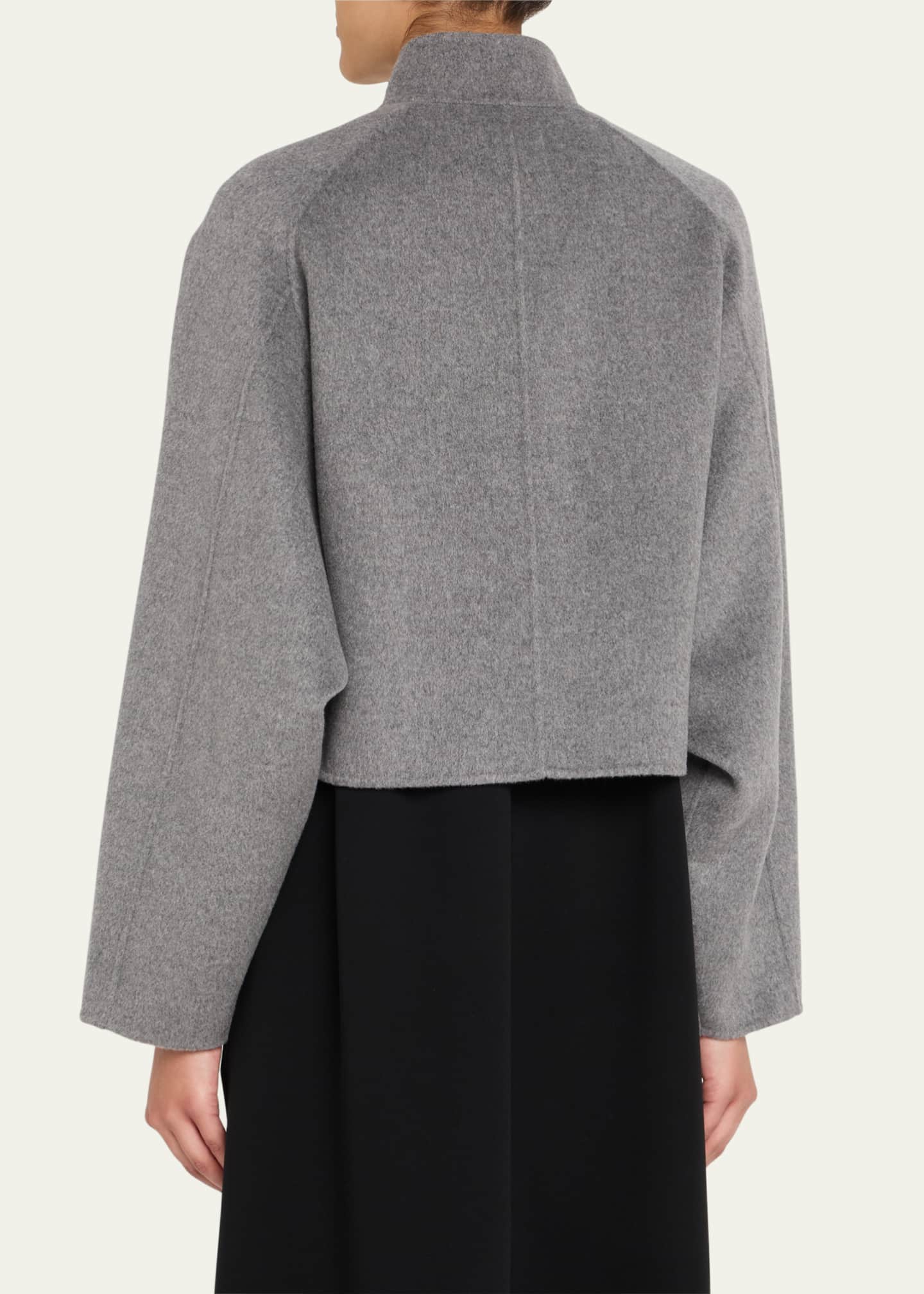 Nyma Wool-Cashmere Crop Jacket