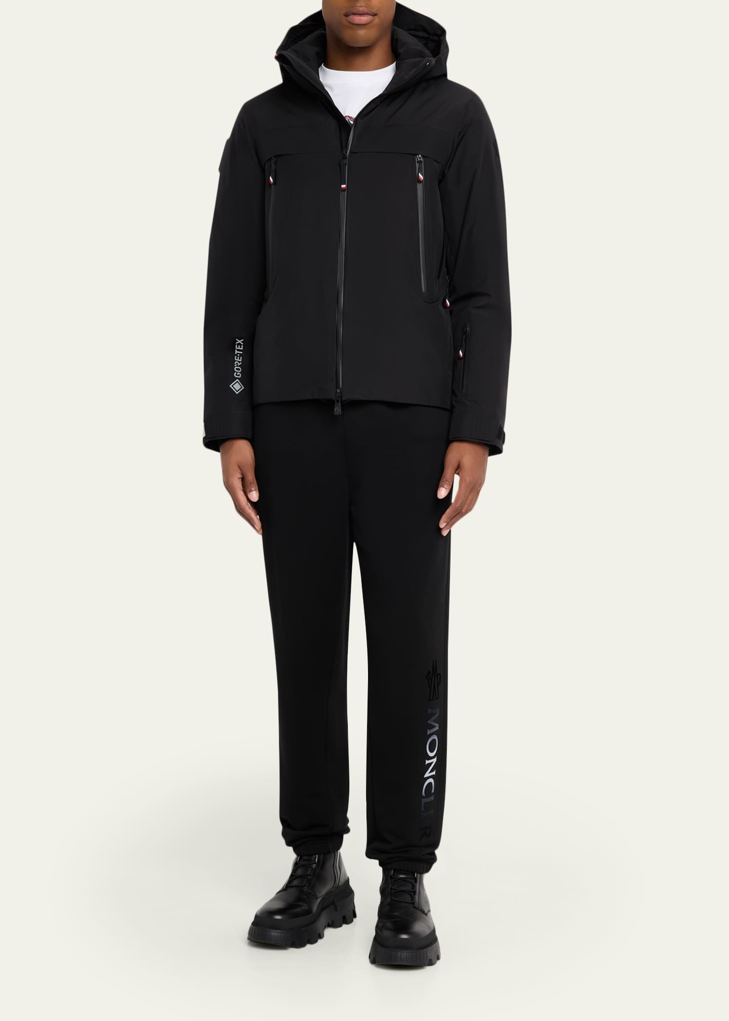 Moncler Grenoble Men's Grenoble Black Balmhorn Down Jacket