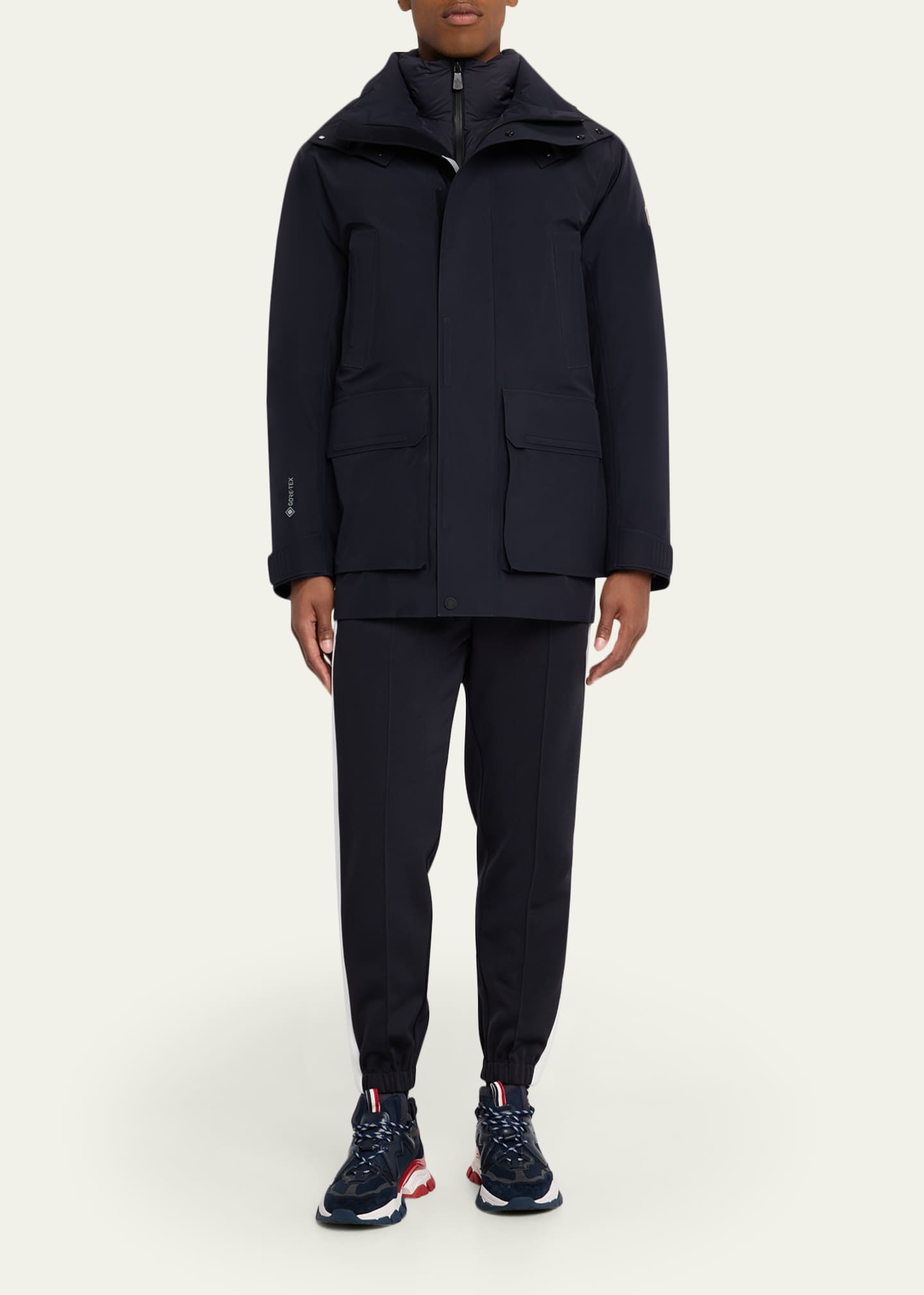 モンクレール Moncler Grenoble Men's Grenoble Konza 3-In-1 Short Down Jacket