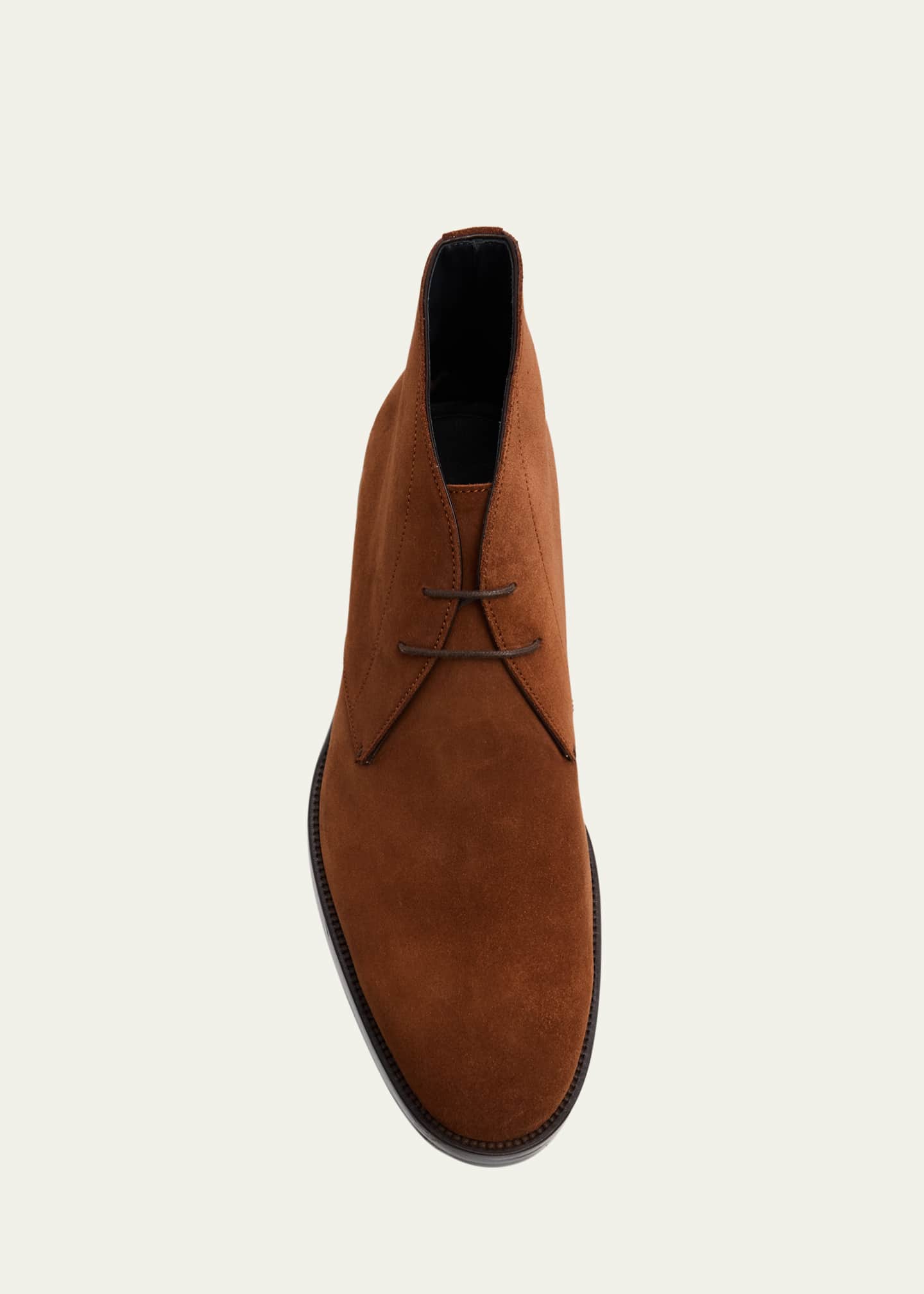 Brioni Men's Milano Suede Rubber-Sole Chukka Boots Image 6 of 6