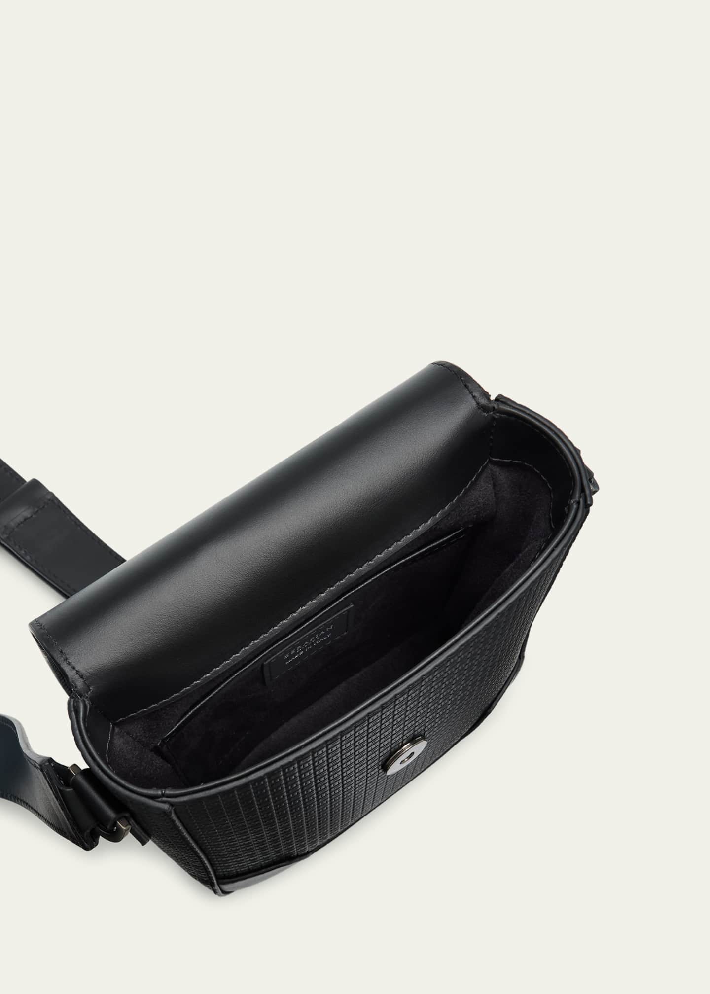 Serapian Men's Small Stepan North/South Envelope Crossbody Bag