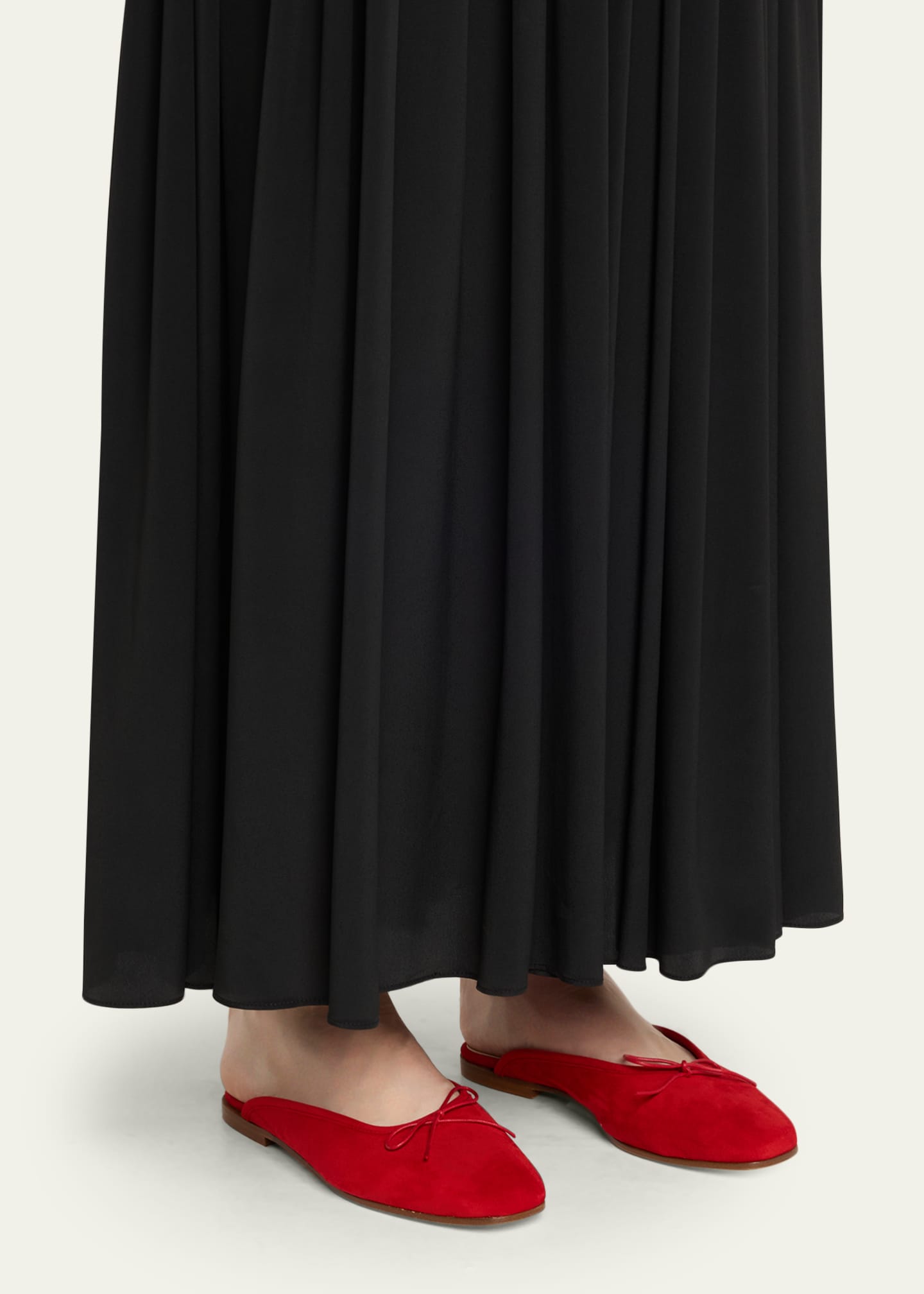 Sophique Poesia Suede Ballerina Mules Image 2 of 6