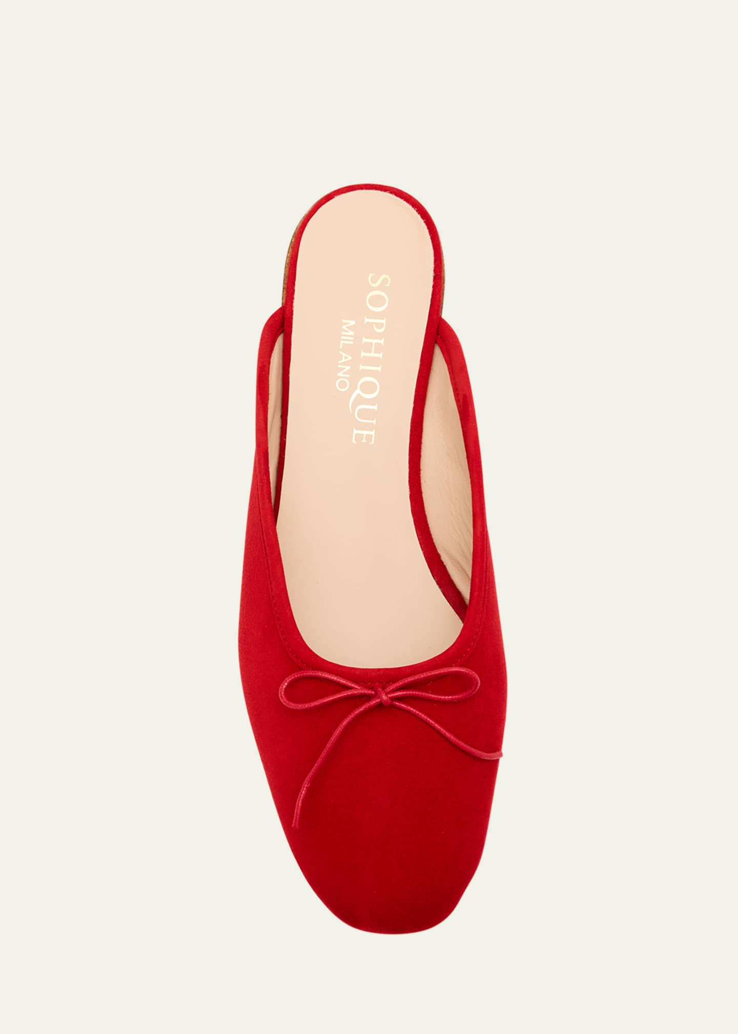 Sophique Poesia Suede Ballerina Mules Image 6 of 6