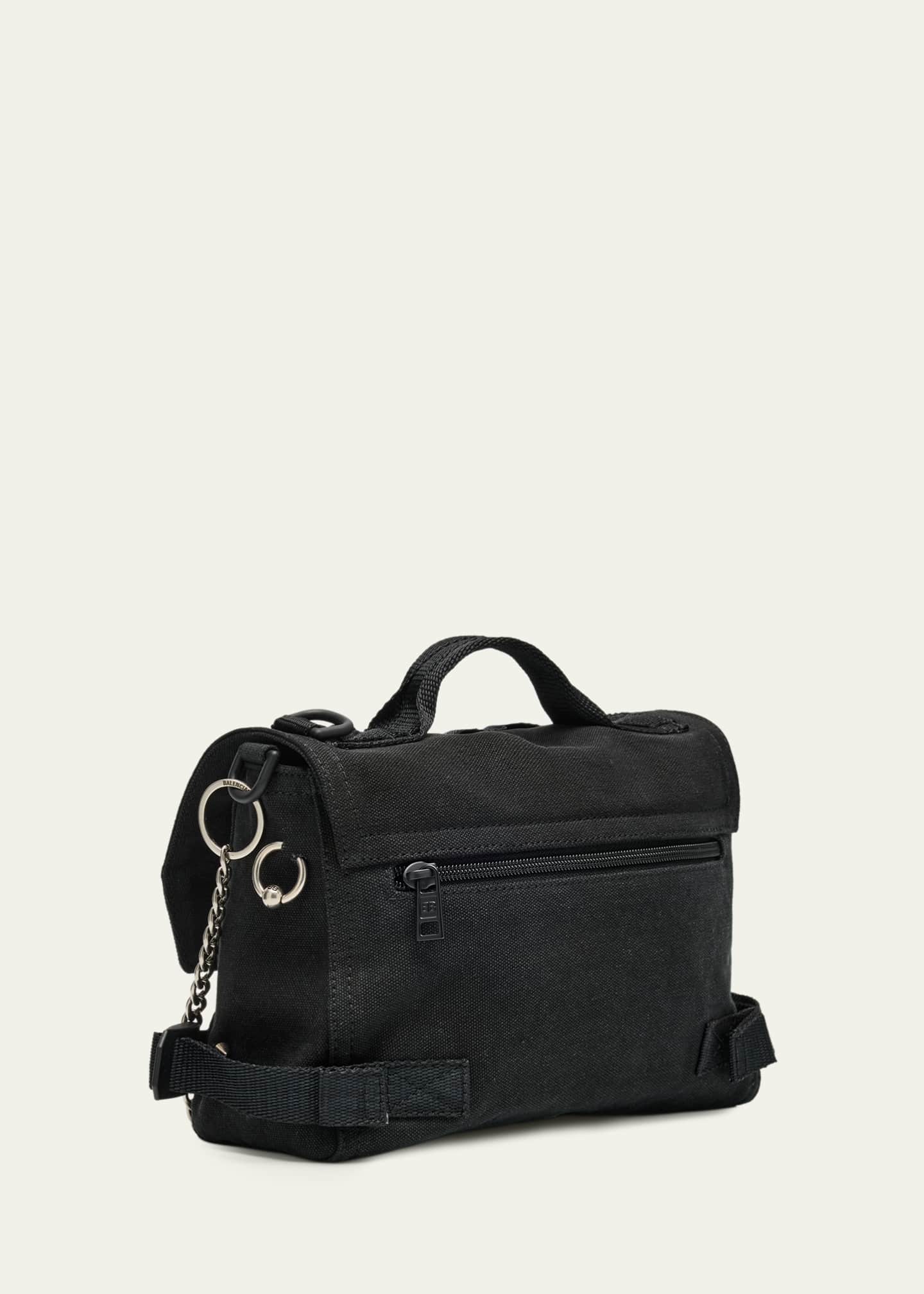 美品BALENCIAGA ARMY MESSENGER バッグ BLACK Balenciaga Army Messenger Bag in Black | FWRD
