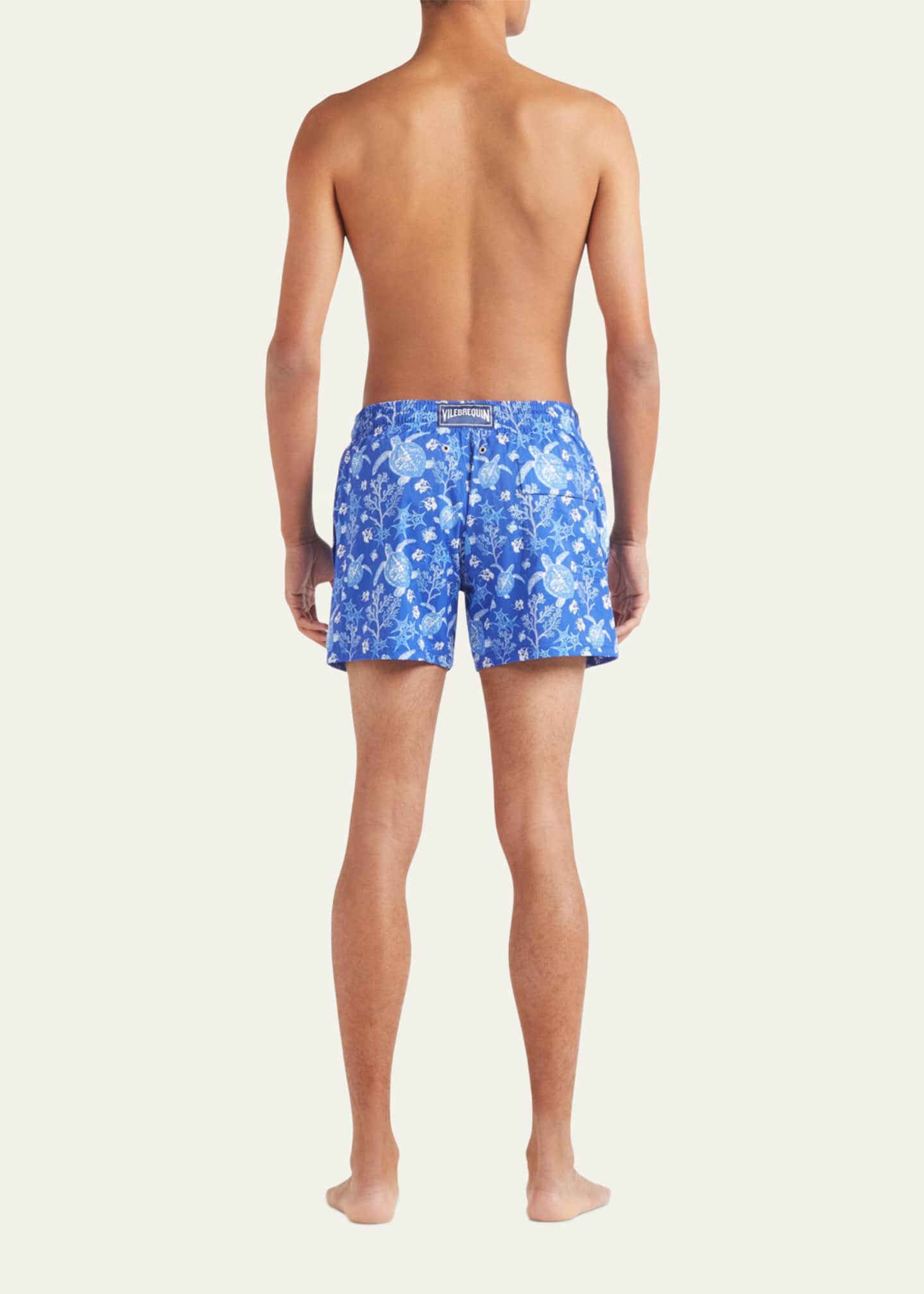 Vilebrequin Men's Stretch X-Ray Turtles Swim Trunks Image 3 of 3