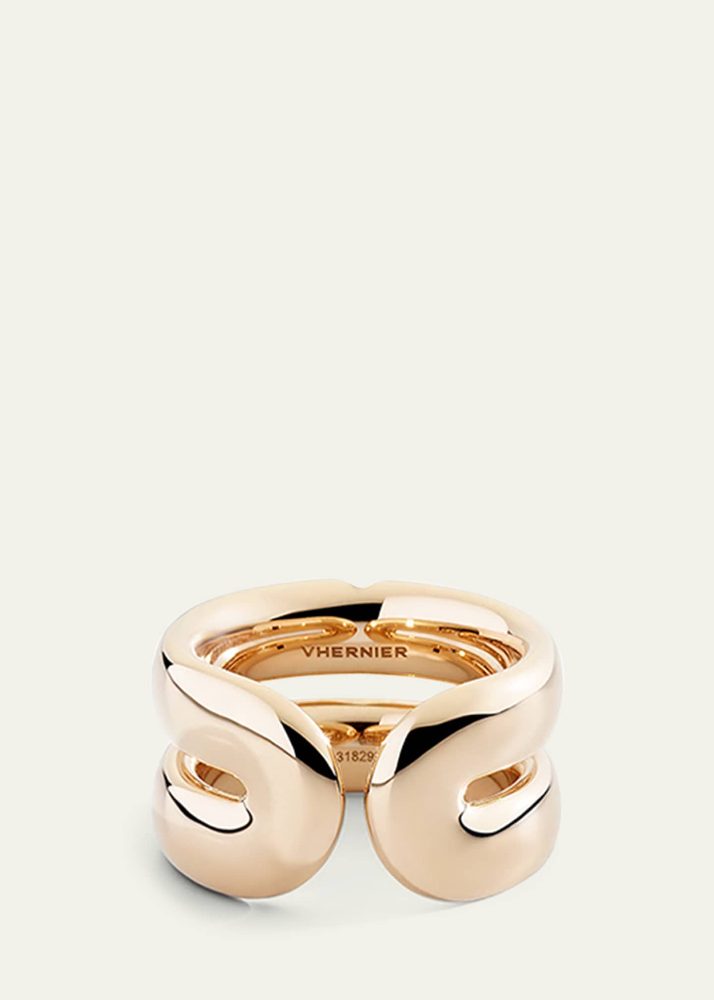 Vhernier Mon Jeu Maxi 18K Rose Gold Ring Image 2 of 3