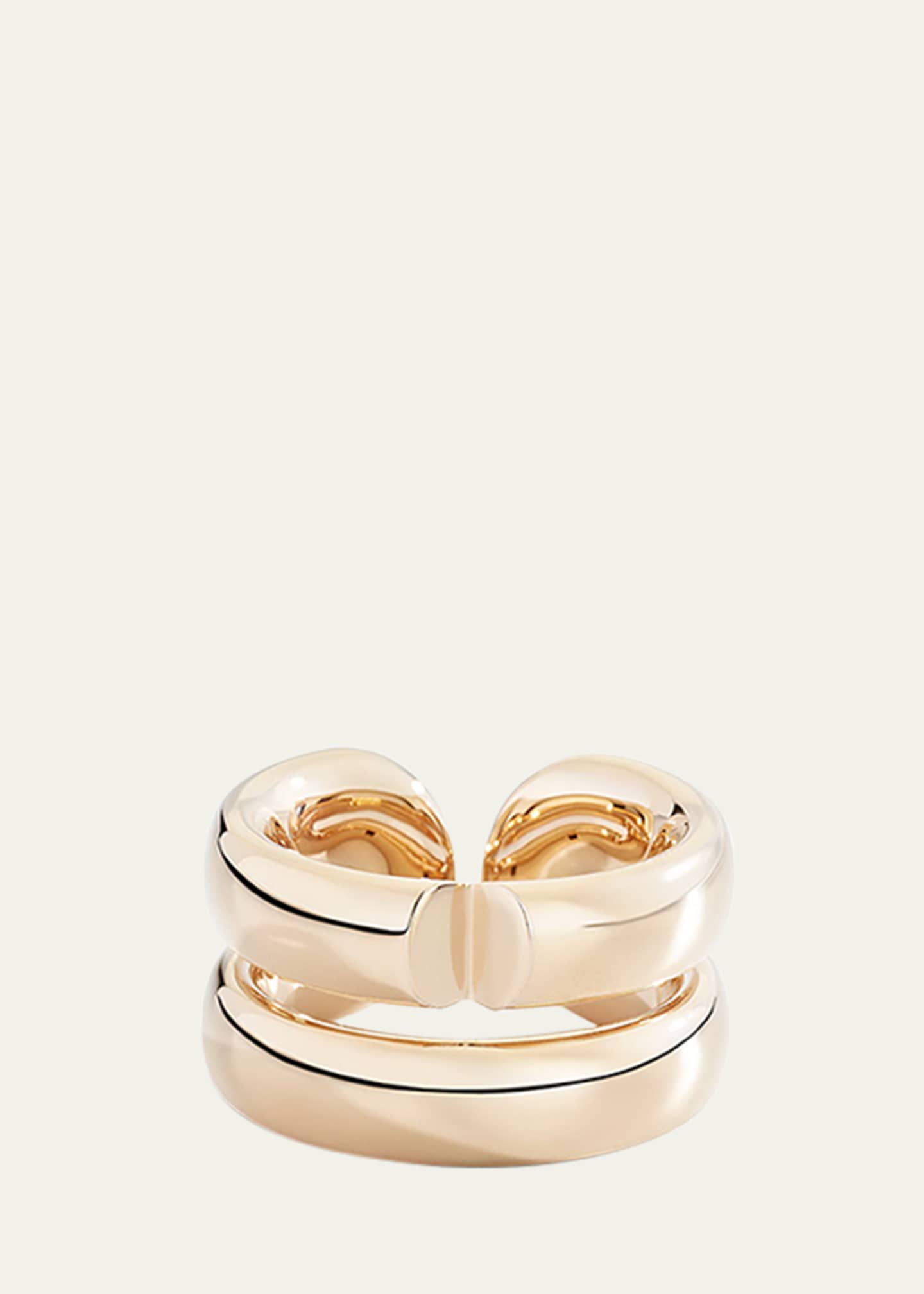 Vhernier Mon Jeu Maxi 18K Rose Gold Ring Image 1 of 3