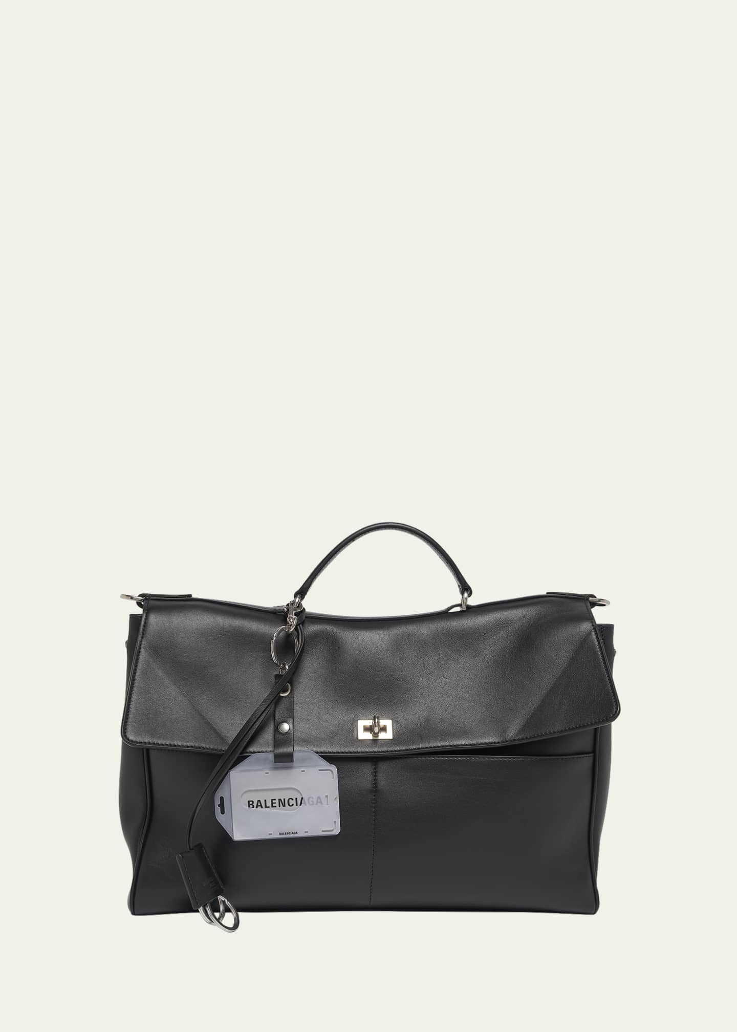 Balenciaga Men's Rodeo Calfskin Portfolio Bag Image 1 of 6