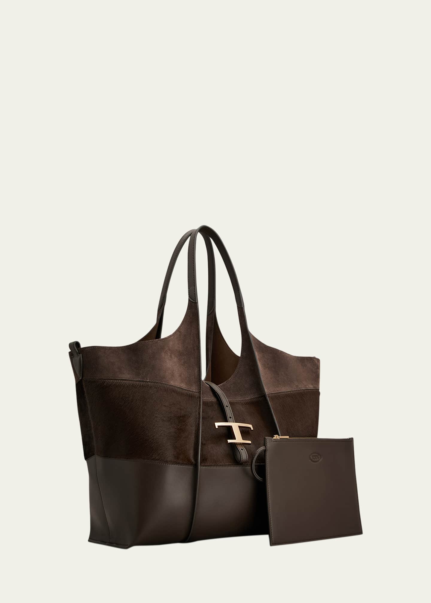 Medium Mixed Calfskin Timeless Tote Shopping Bag