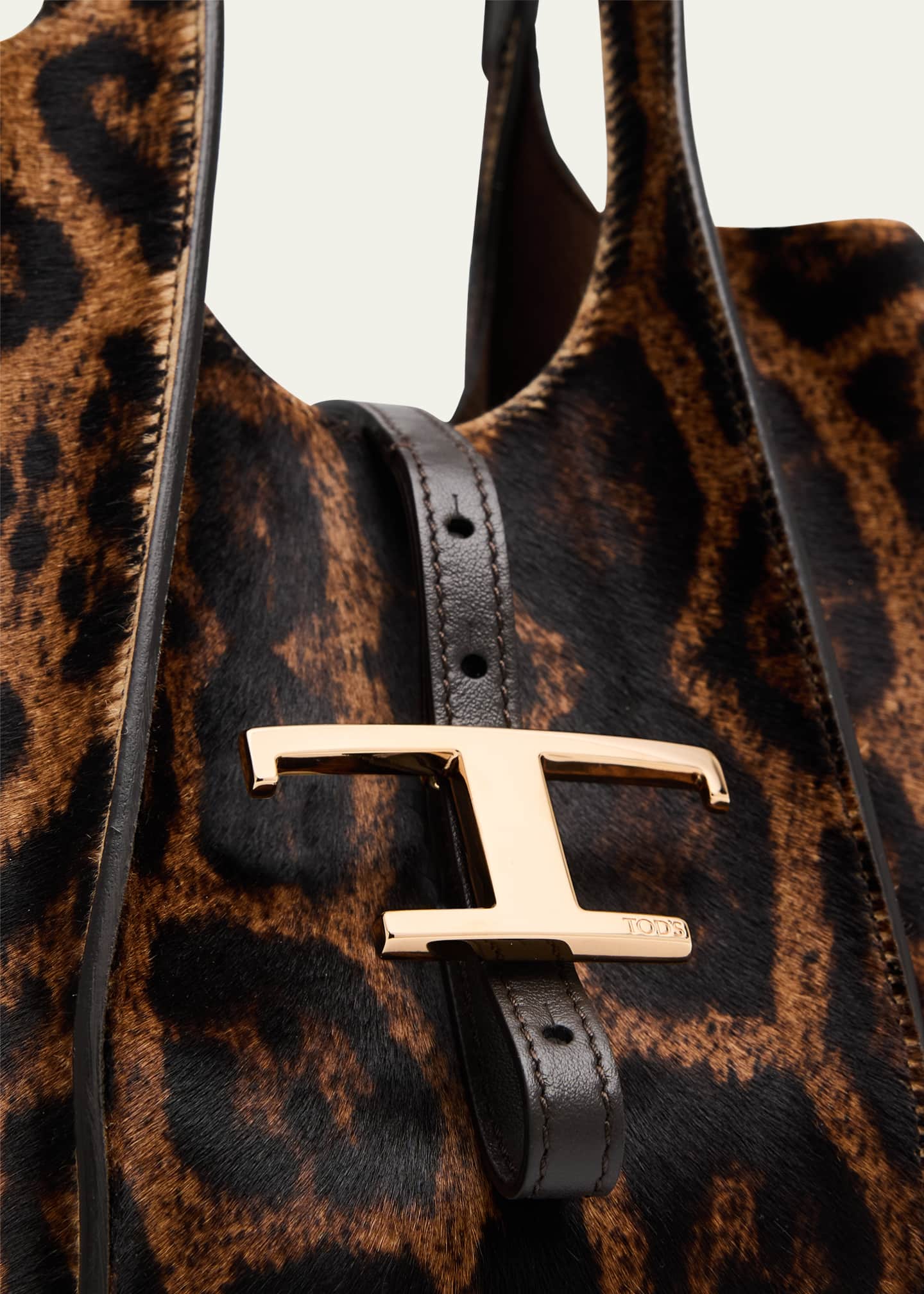 Tod's Animal-Print Calf Hair Shopping Tote Bag - Bergdorf Goodman