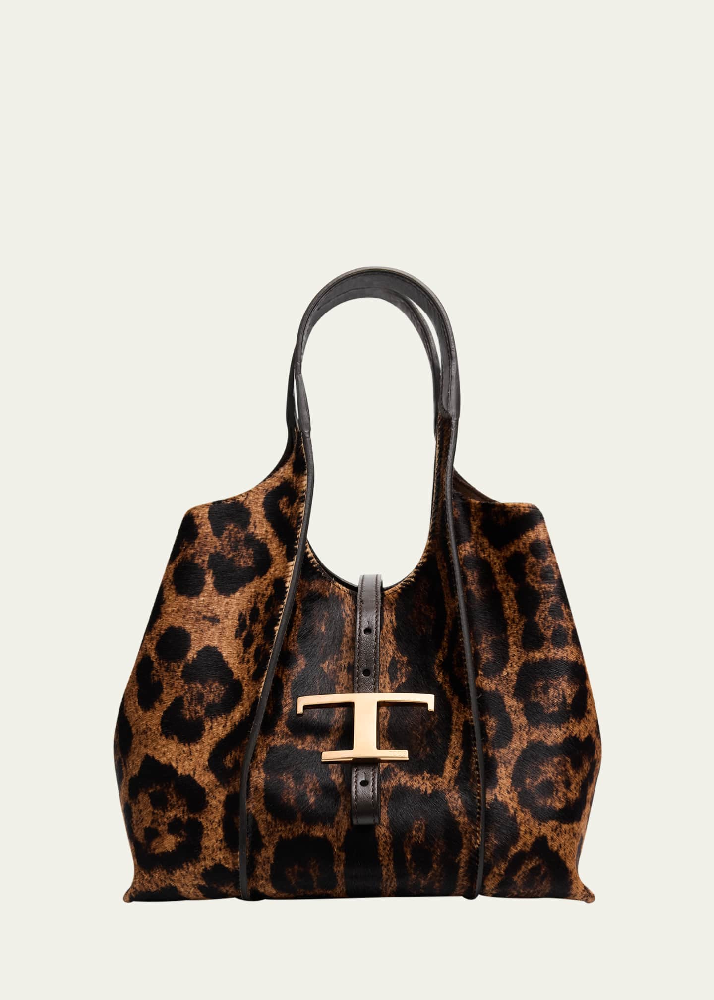 Tod's Animal-Print Calf Hair Shopping Tote Bag - Bergdorf Goodman