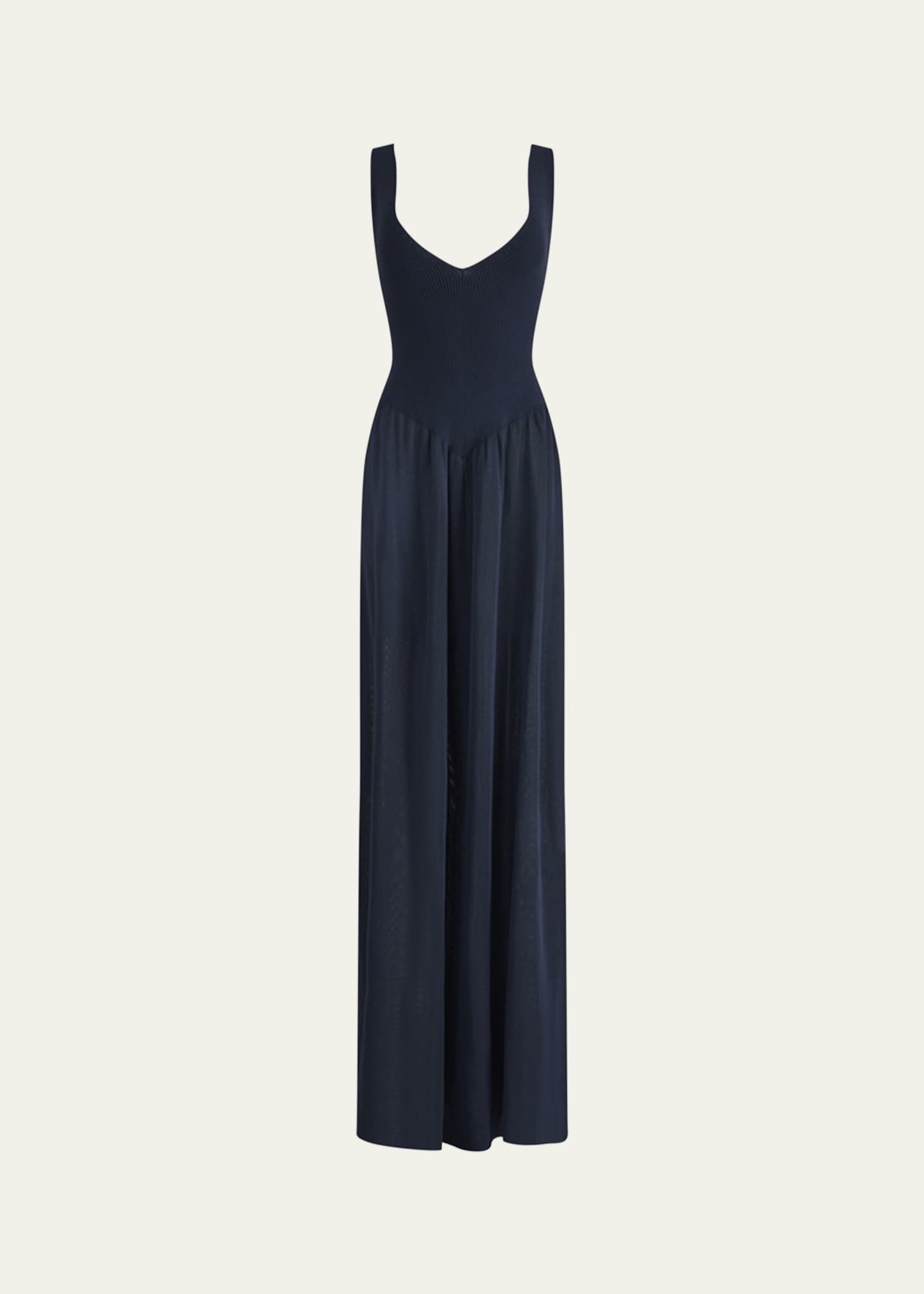 Altuzarra Lollie Plunging Drop-Waist Maxi Dress Image 1 of 5