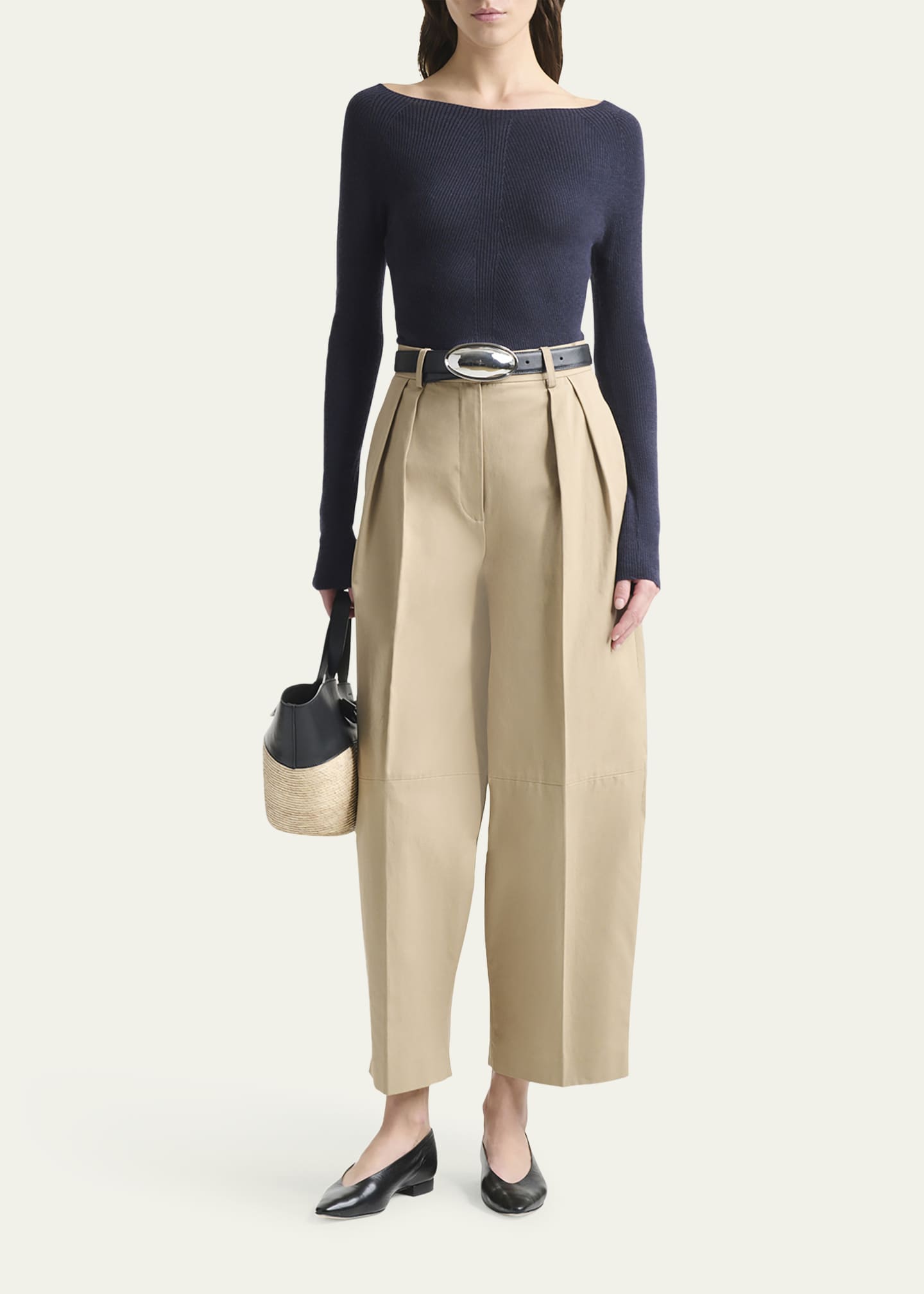 人気スポー新作 Wide-Leg Pleated Dash Altuzarra Ankle Goodman Bergdorf - Pants その他