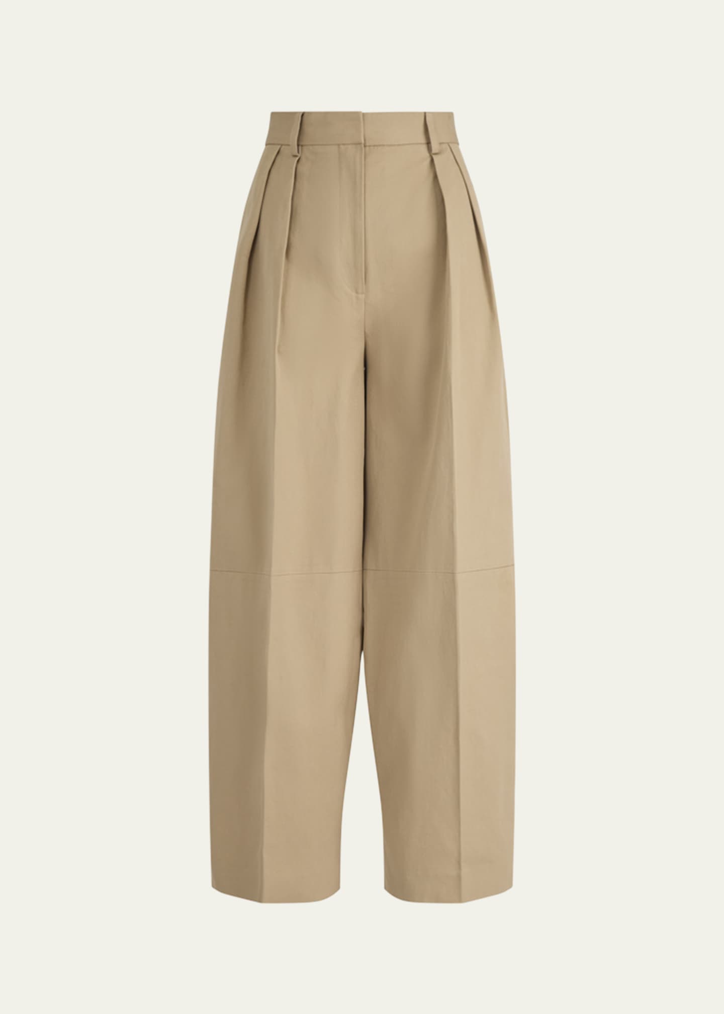 Altuzarra Dash Pleated Wide-Leg Ankle Pants - Bergdorf Goodman