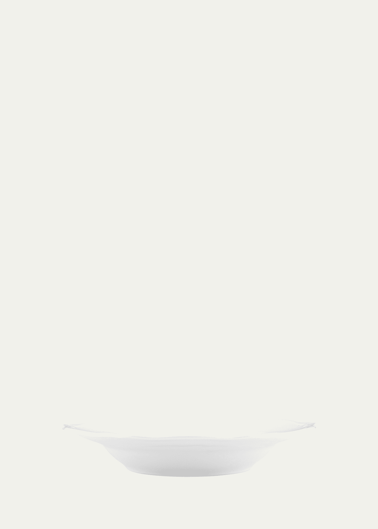 GINORI 1735 Bianco Antico Doccia Soup Plate Image 2 of 2