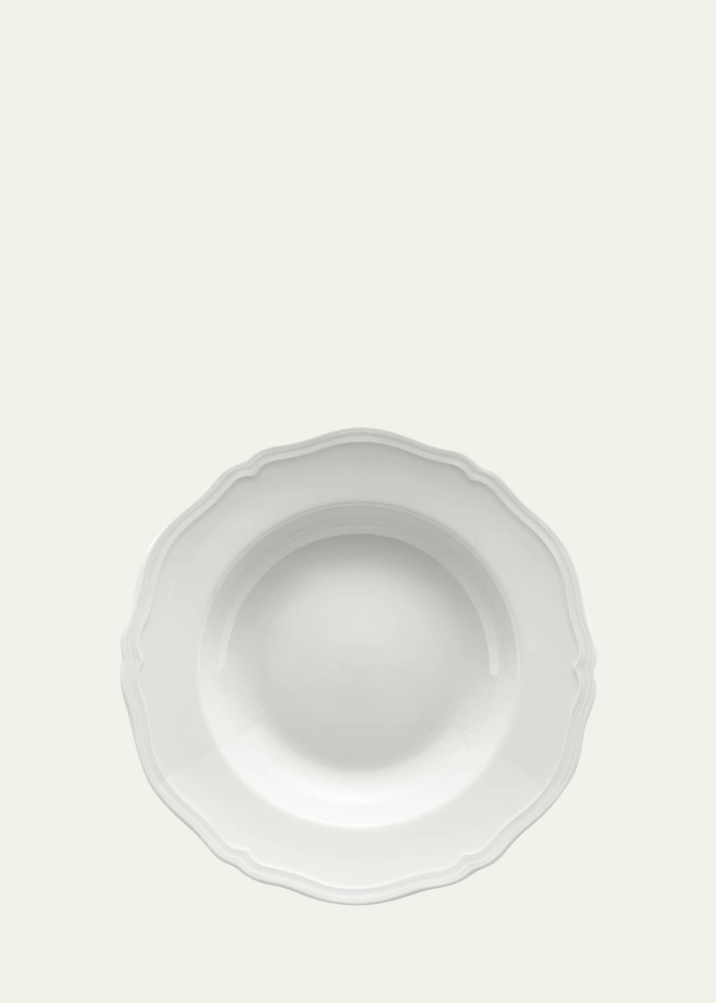 GINORI 1735 Bianco Antico Doccia Soup Plate Image 1 of 2