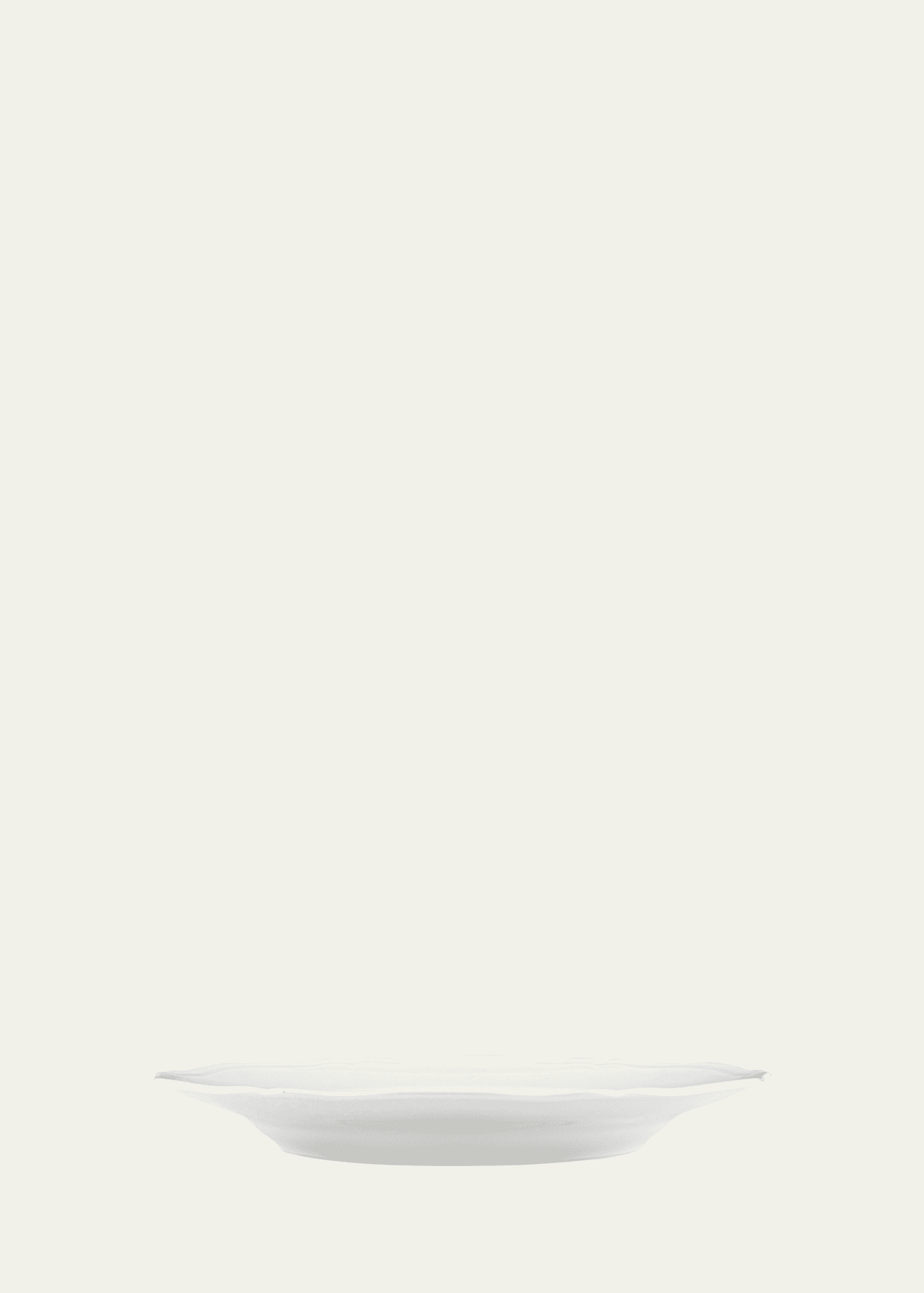 GINORI 1735 Bianco Antico Doccia Flat Dinner Plate Image 2 of 2