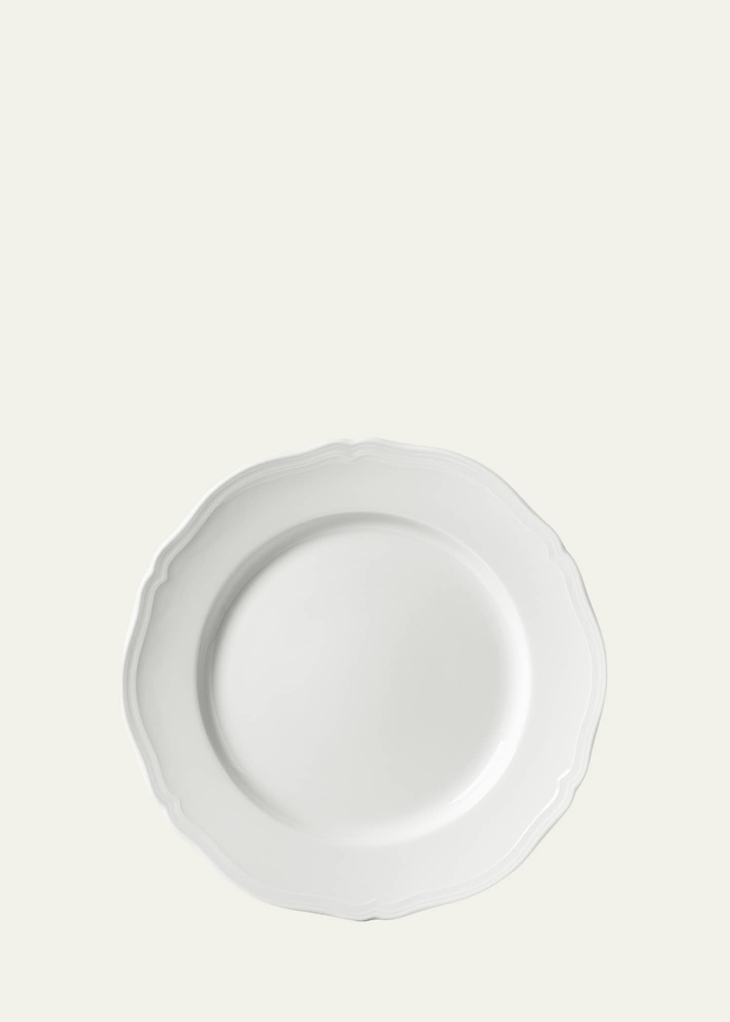 GINORI 1735 Bianco Antico Doccia Flat Dinner Plate Image 1 of 2