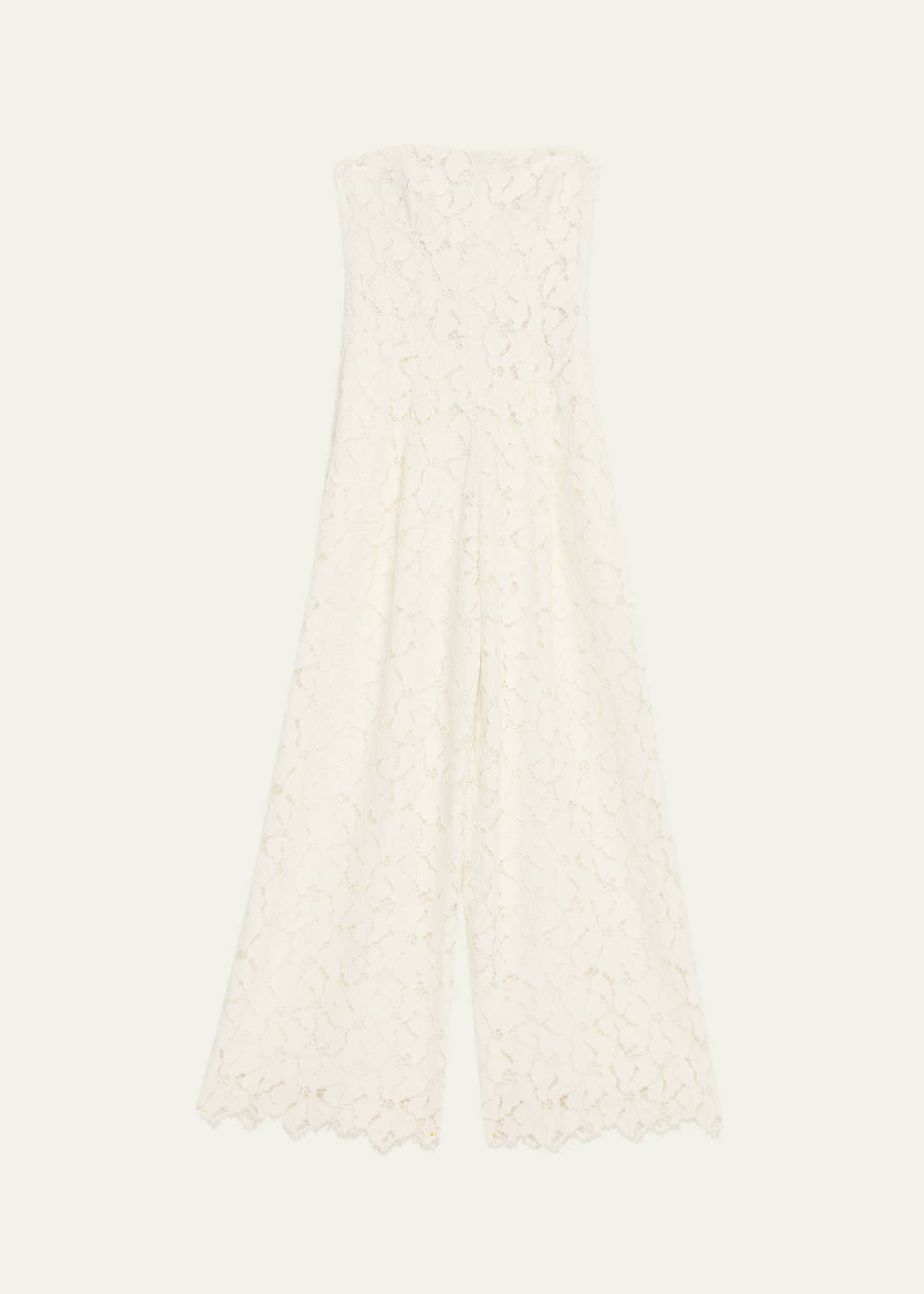 SIMKHAI Rebecca Strapless Lace Jumpsuit Image 1 of 5