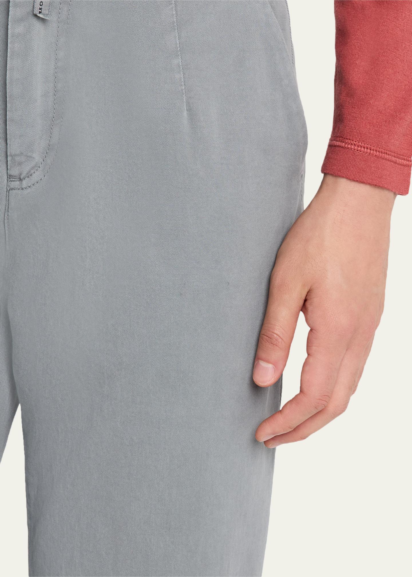 Kiton Men's Darted Straight-Fit Pants - Bergdorf Goodman