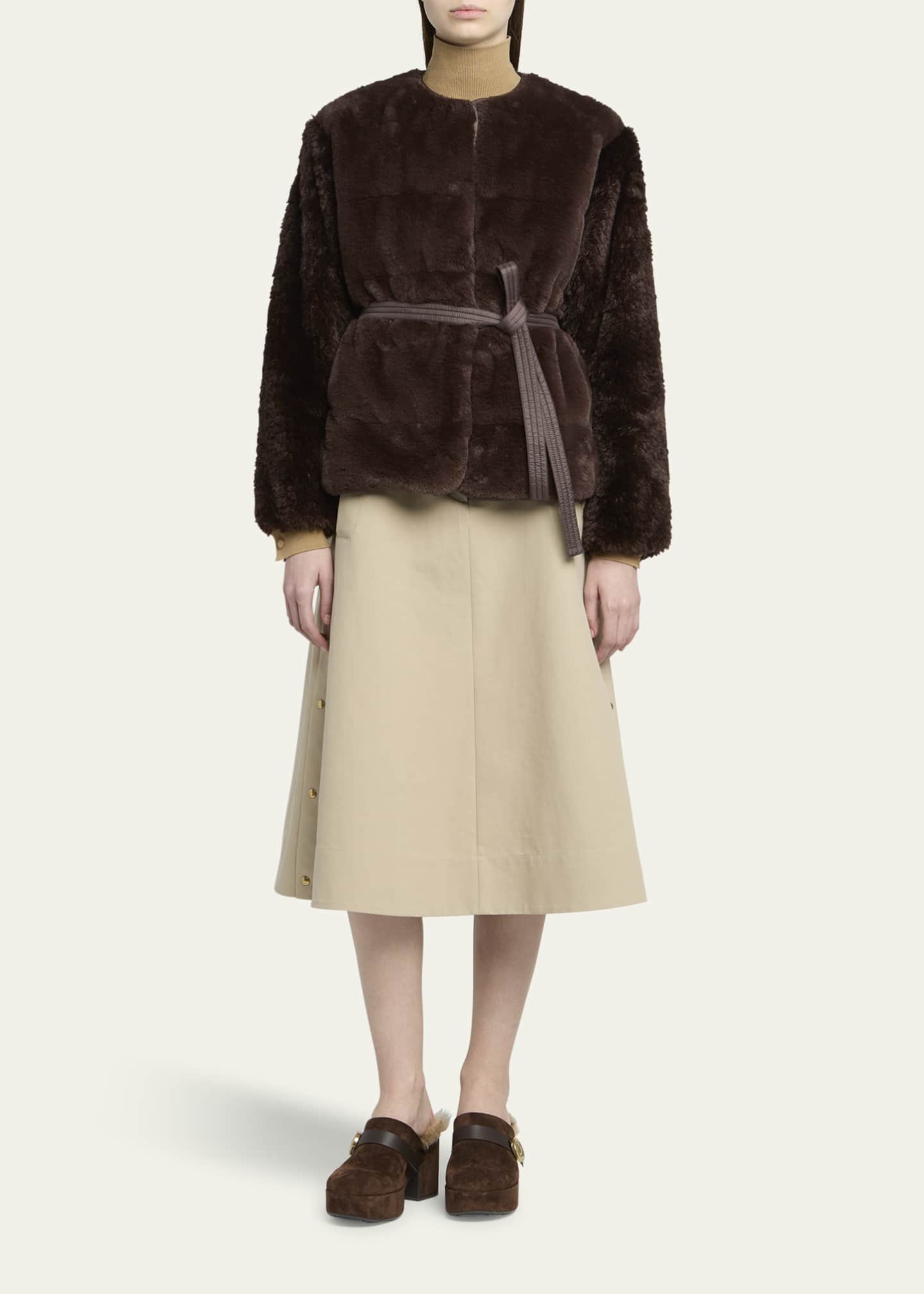 Jouillat Faux Fur Jacket