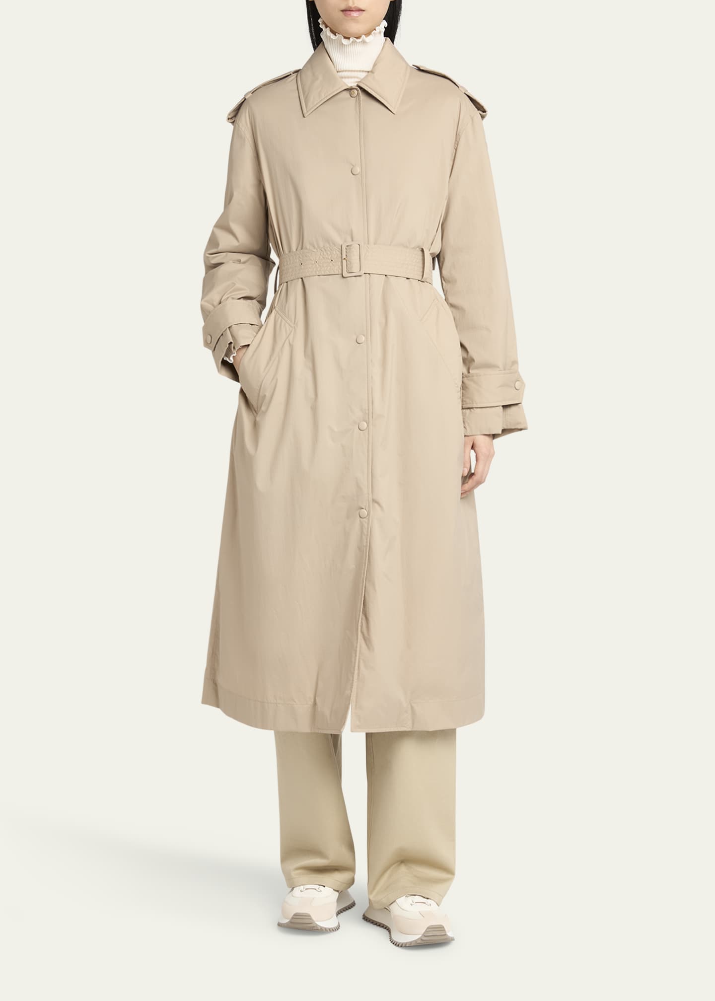 Moncler Yevre Trench Coat Image 2 of 5