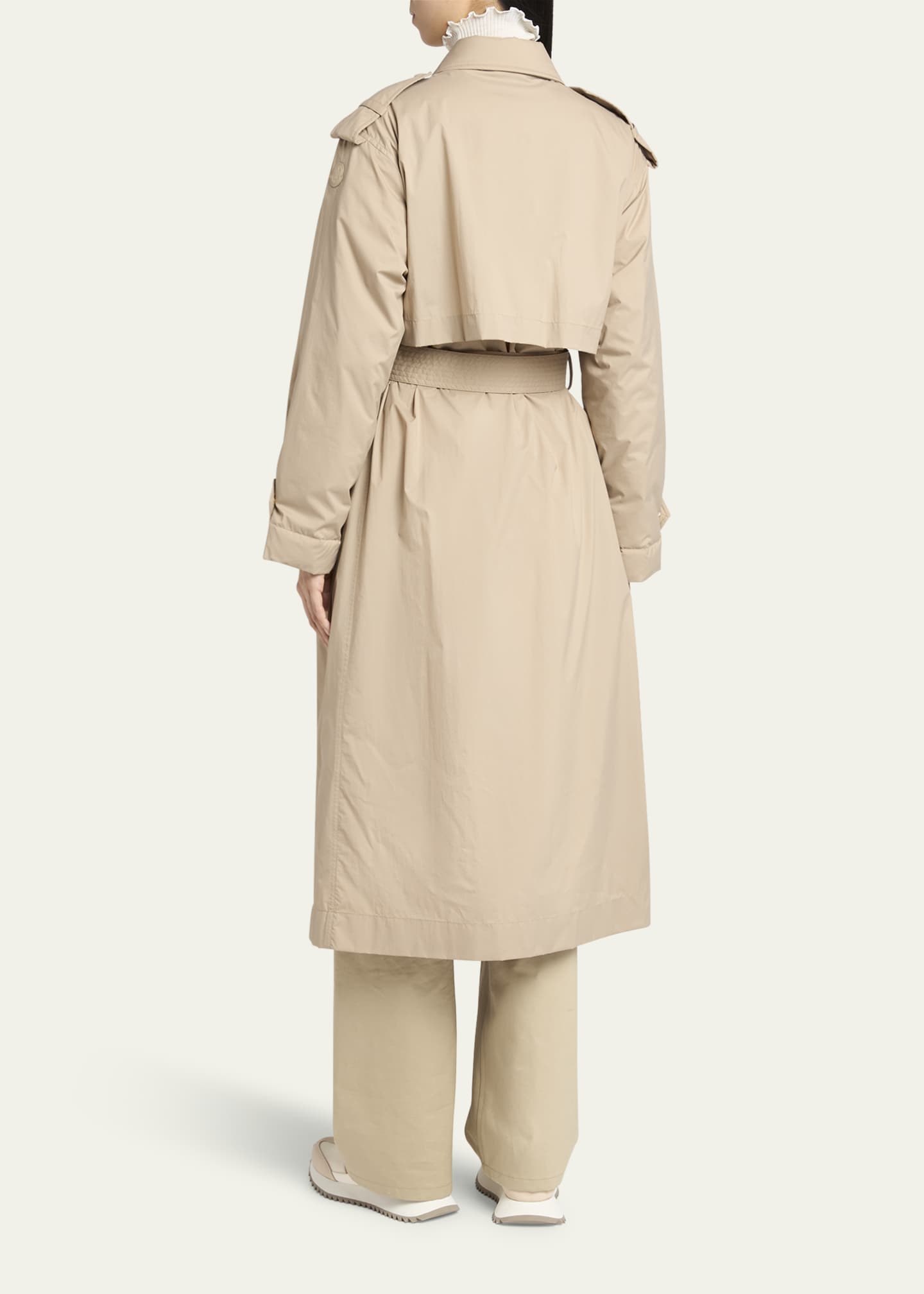 Moncler Yevre Trench Coat Image 3 of 5