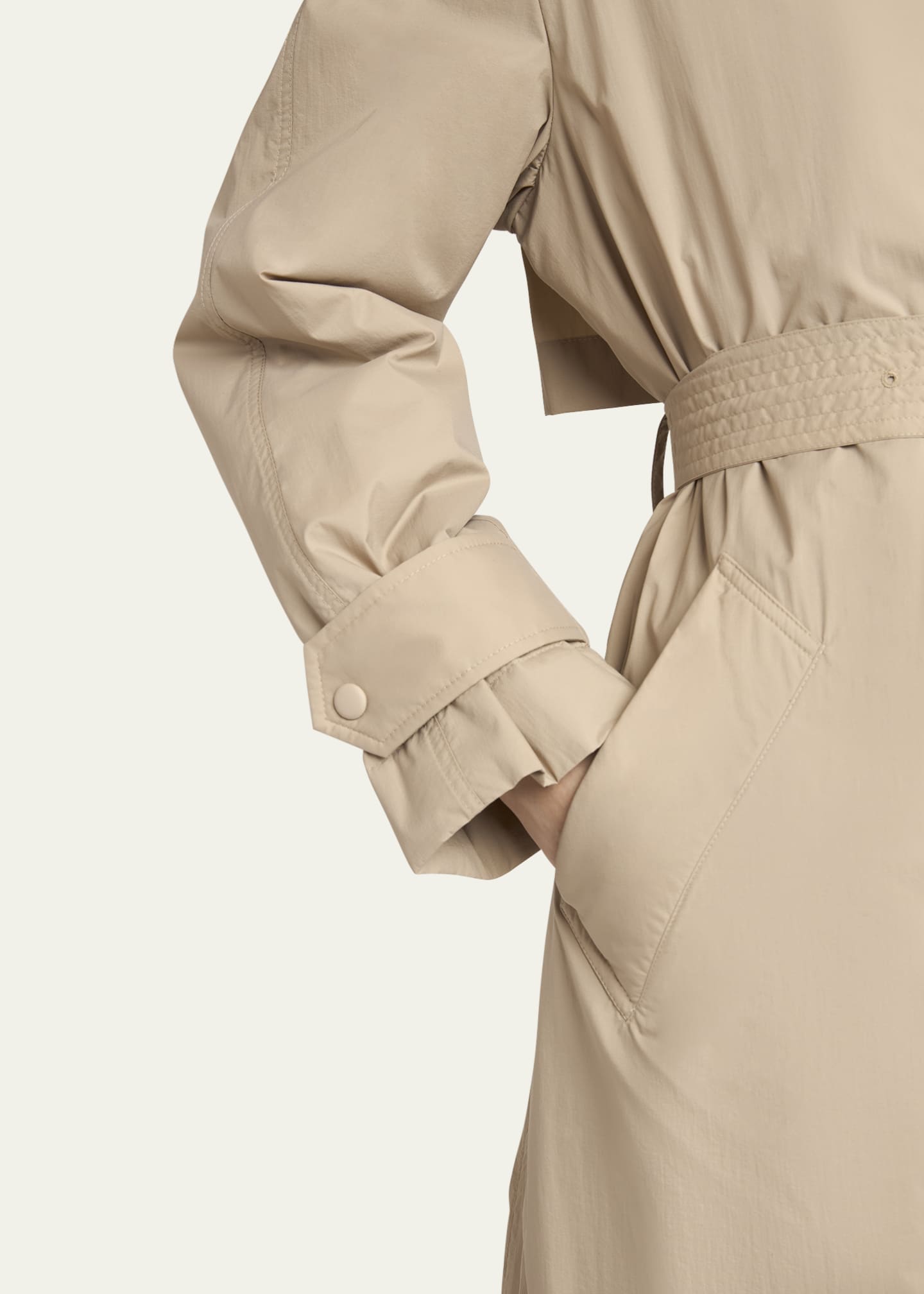Moncler Yevre Trench Coat Image 5 of 5
