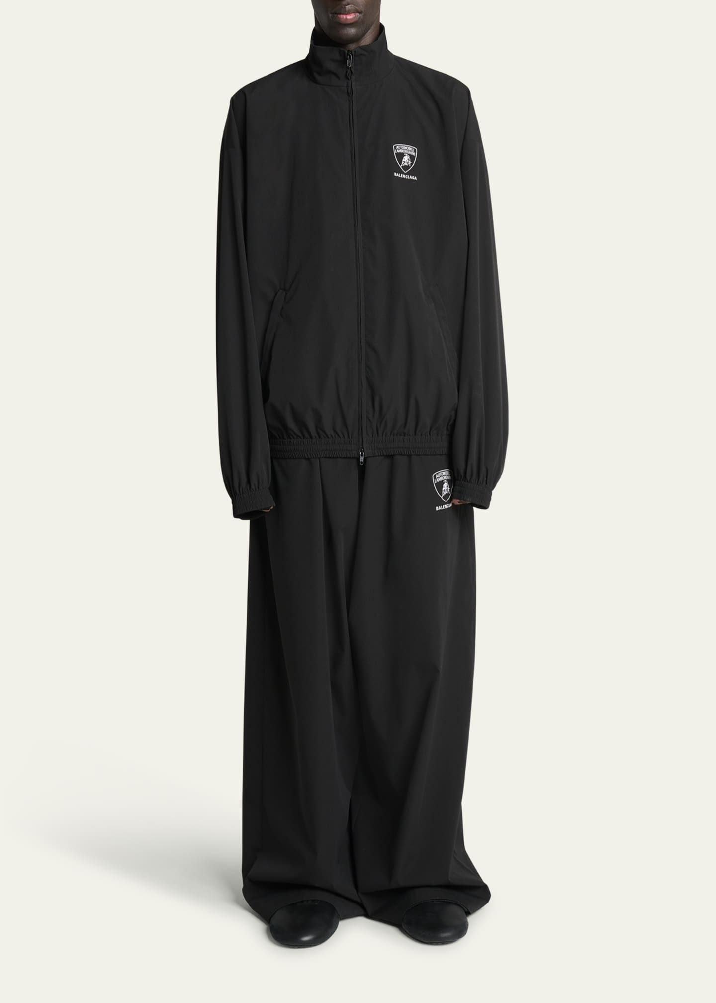 BALENCIAGA x Lamborghini ロゴ コットン パーカー 人気 Men's Balenciaga I Automobili Lamborghini Tracksuit Jacket