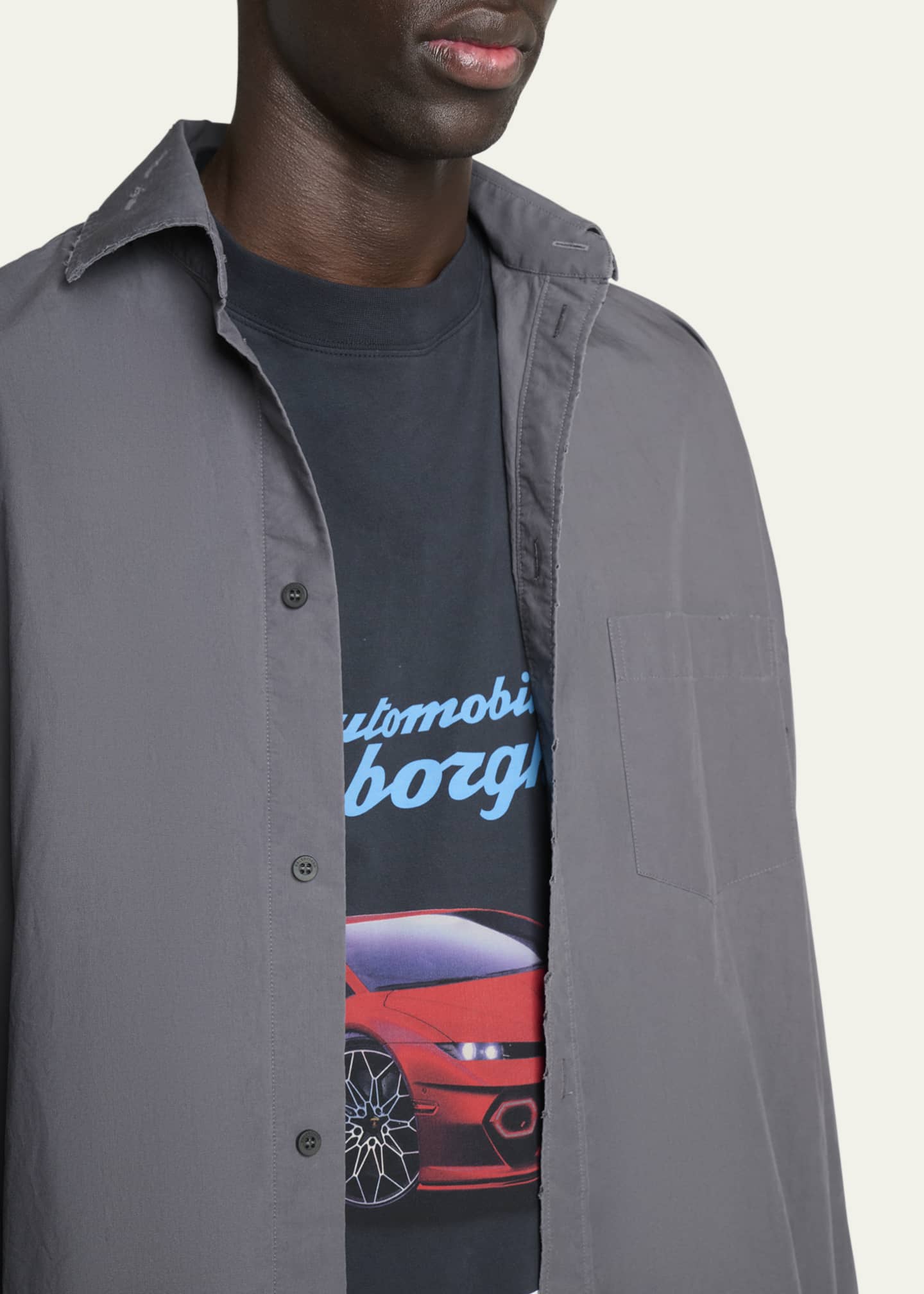 Balenciaga Men's Balenciaga x Automobili Lamborghini Poplin