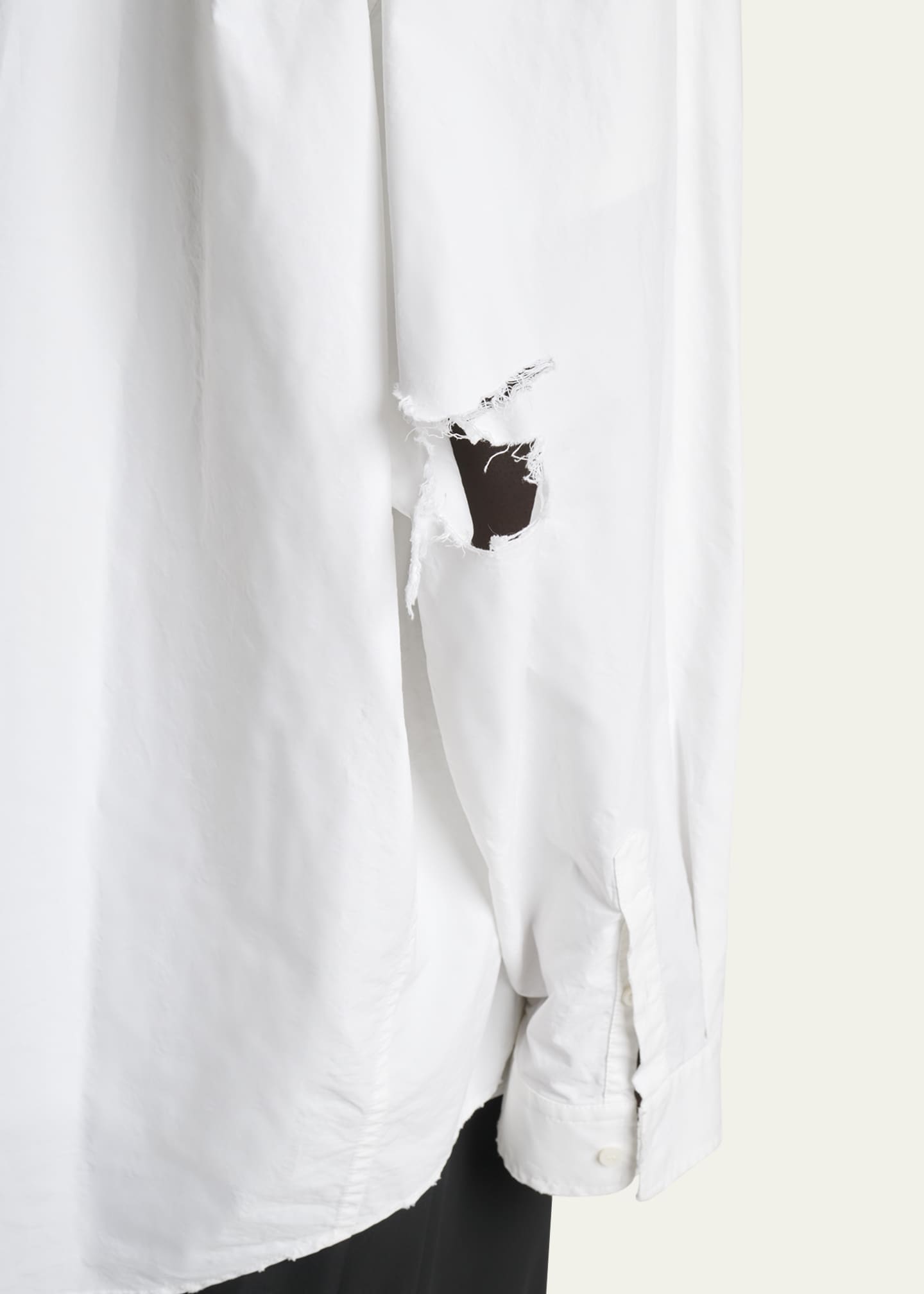 Balenciaga Men's Poplin Los Angeles Double-Layer T-Shirt Image 5 of 5