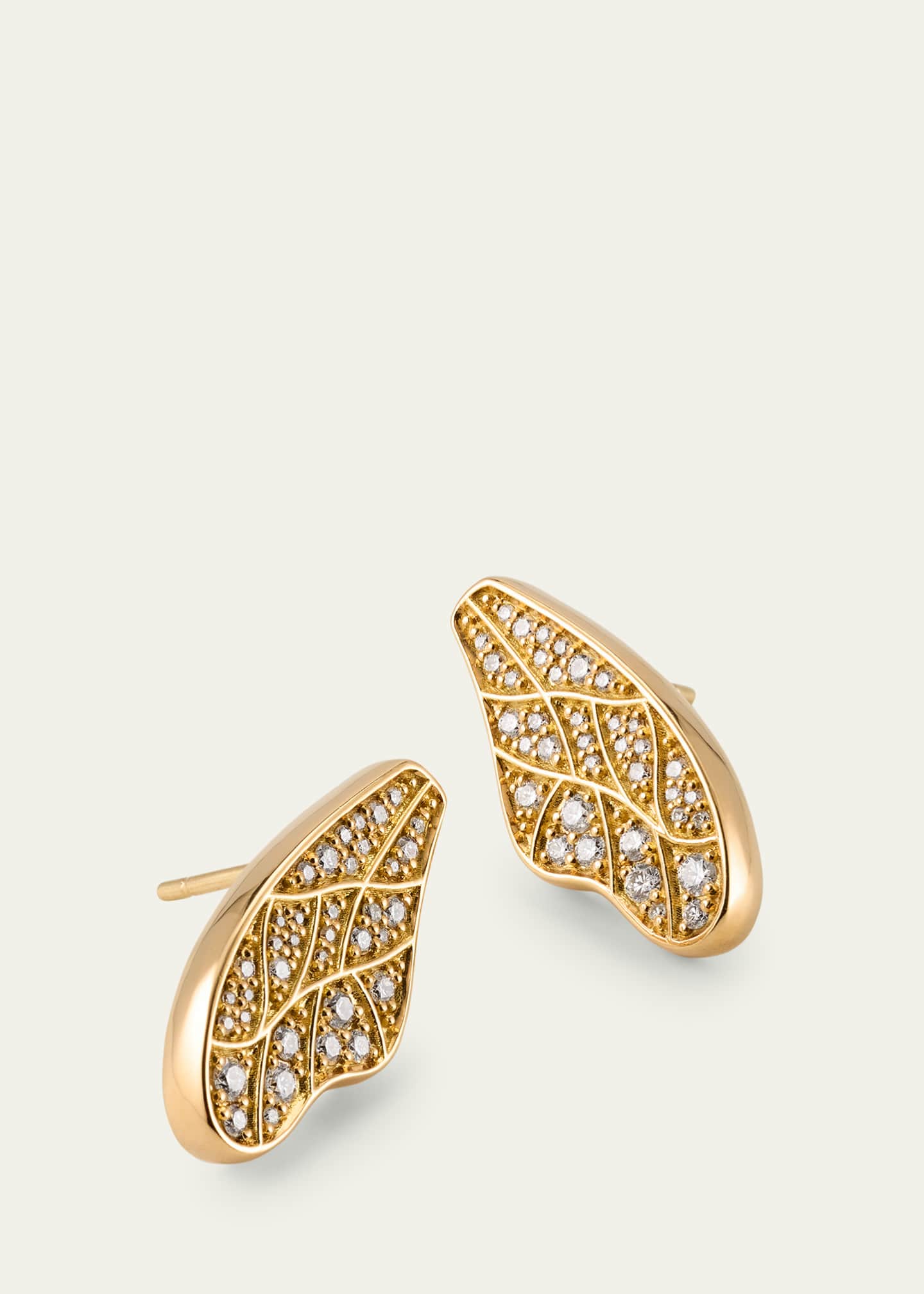 Grace Winfrey 18K Honey Bee Wing Stud Earrings Image 3 of 4
