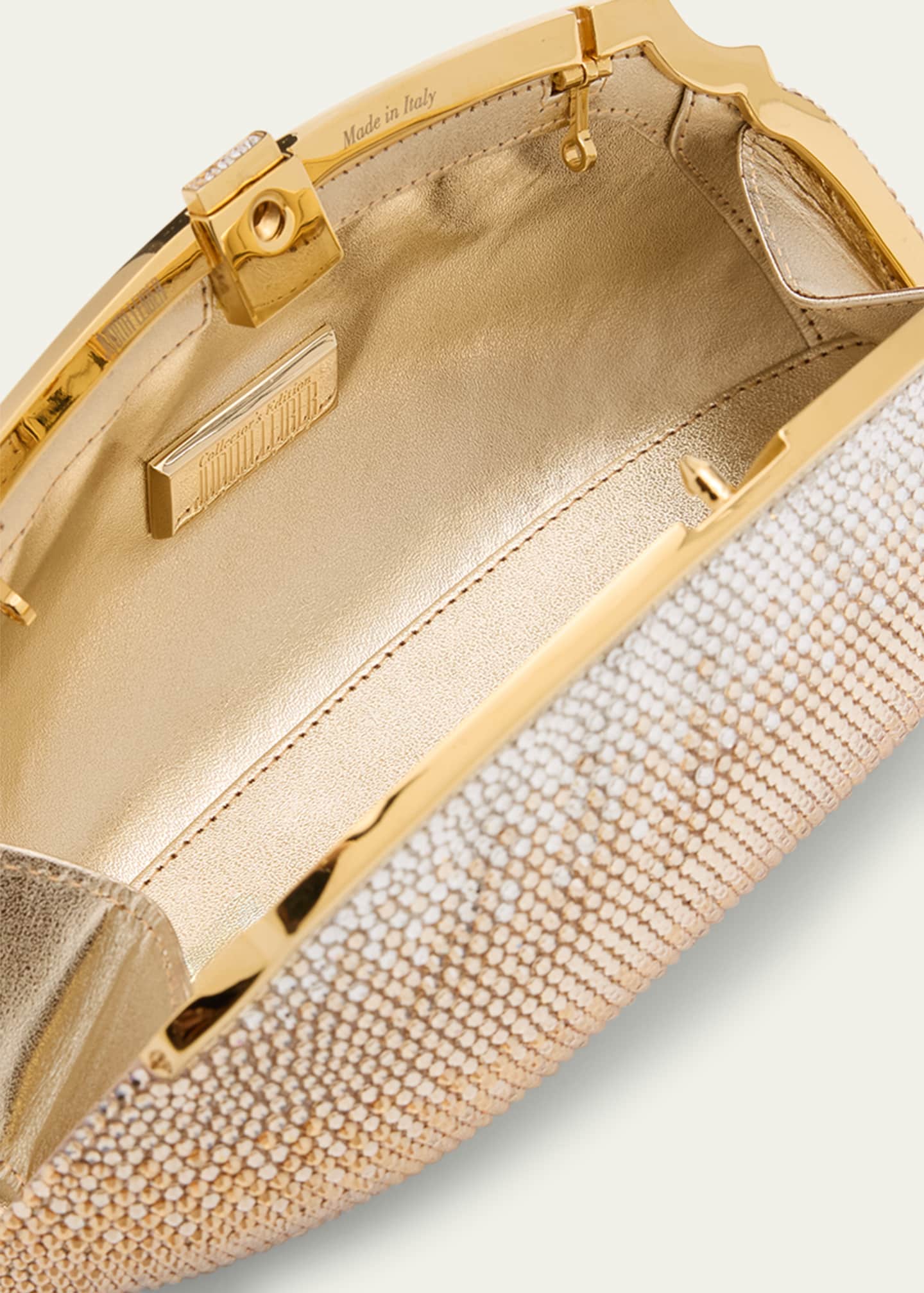 Judith Leiber Couture Mini Venetian Gradient Crystal Clutch Bag Image 4 of 6