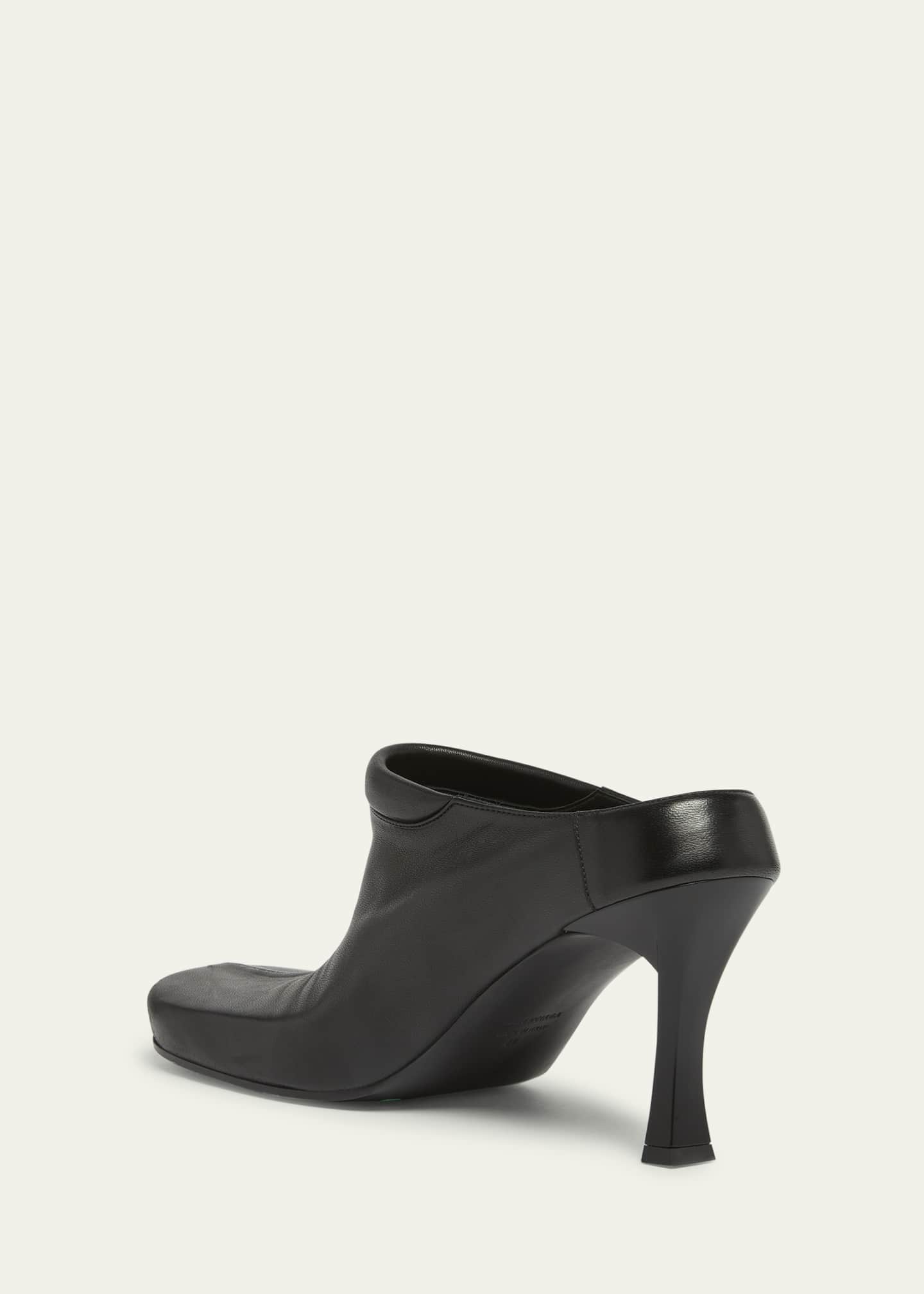Balenciaga x Scholl Leather Mules - Bergdorf Goodman
