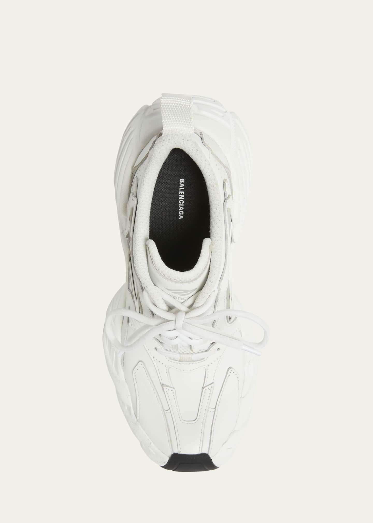 Monday Heeled Leather Sneakers