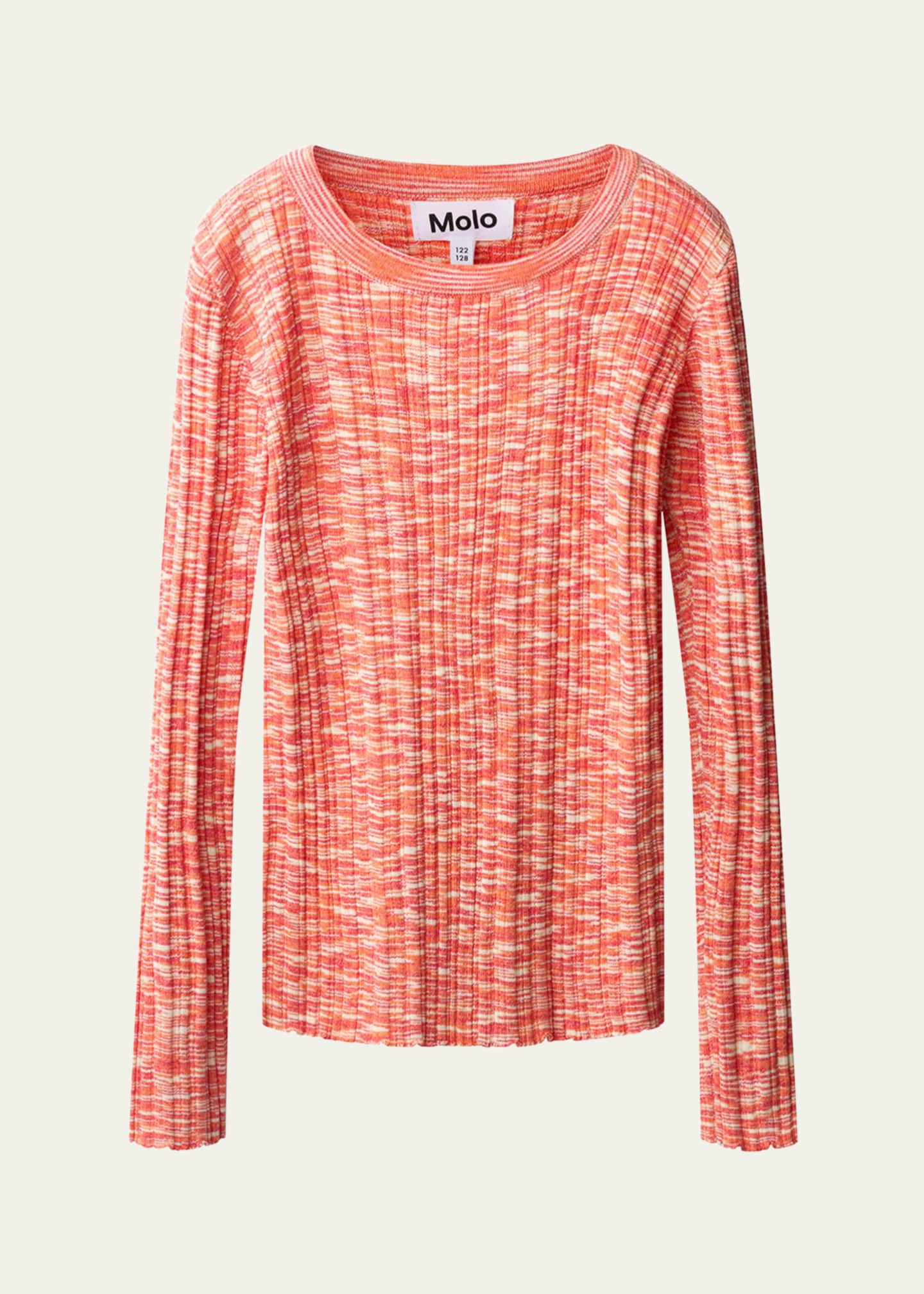 Molo Girl's Gabriella Long-Sleeve Shirt, Size 7-16 Image 1 of 3