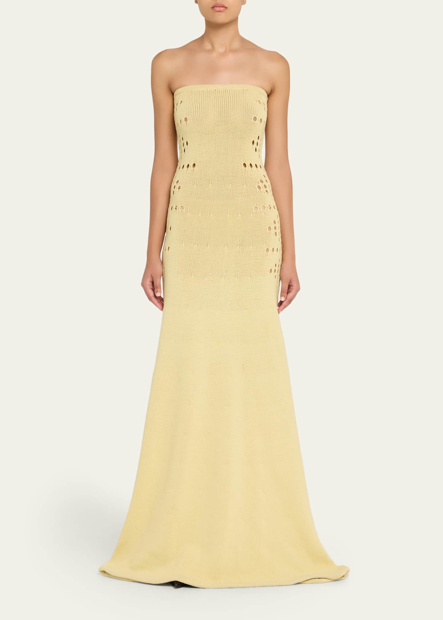 Diotima Mavis Cutout Strapless Knit Maxi Dress Image 2 of 5