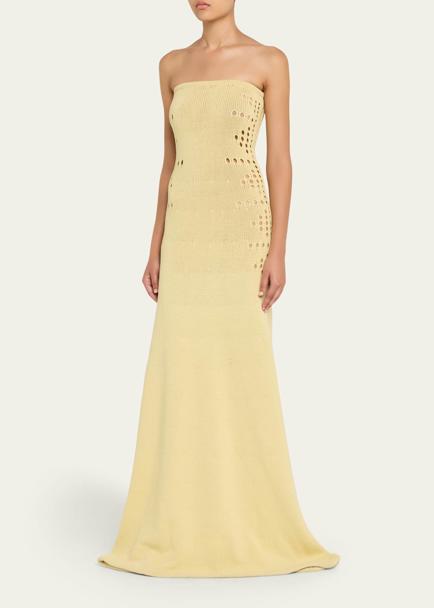 Diotima Mavis Cutout Strapless Knit Maxi Dress Image 4 of 5