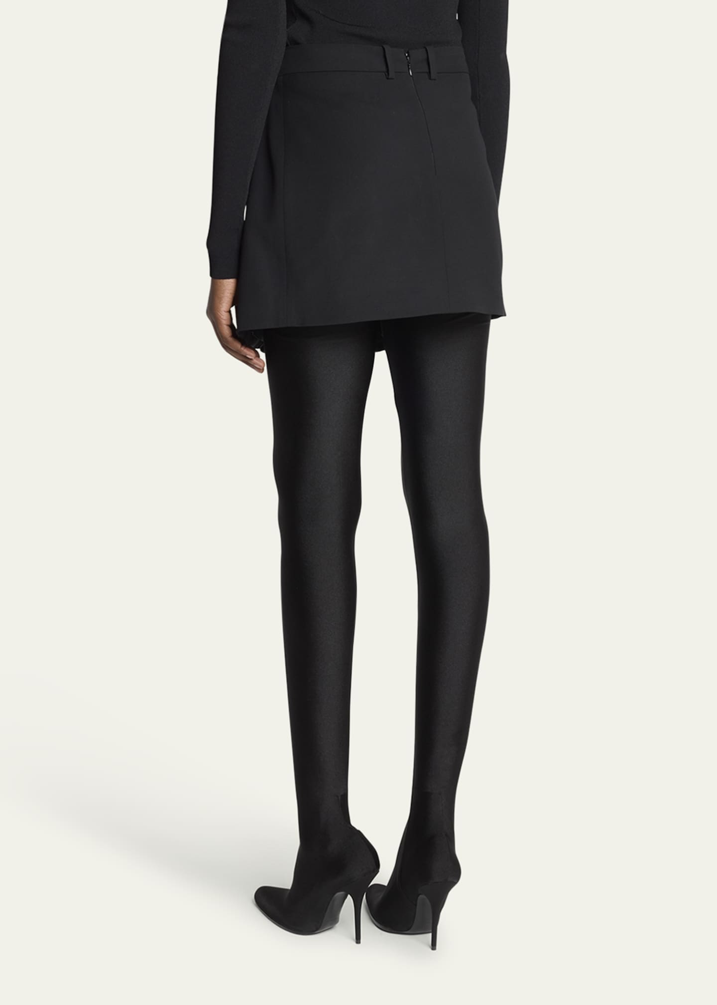ミニスカート Balenciaga TAILORED MINI SKIRT Women's Lingerie Mini Tailored Skirt in Black | Balenciaga US
