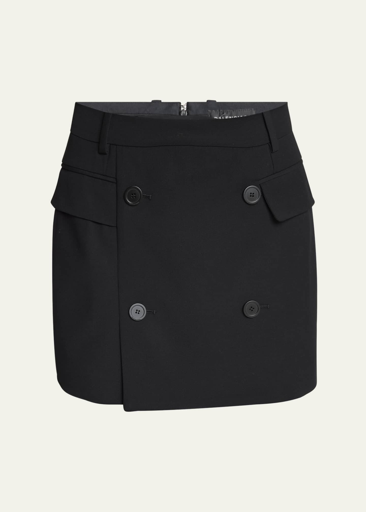 Balenciaga Double-Breasted Tailored Mini Skirt - Bergdorf